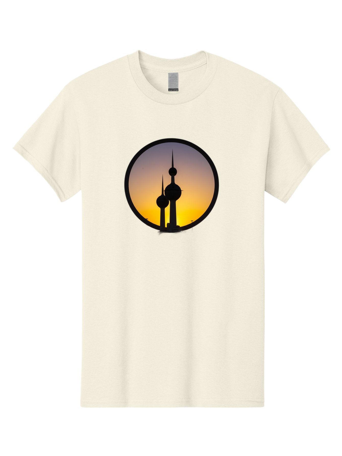 Kuwait-Towers-4 Men'S Graphic Tee, 100% Cotton, Comfortable Casual Summer Wear, Machine Washable, Vintage Camera, Old Camera, Antique Camera, Black Camera, Classic Photography, Photography Equipment, Nostalgic Device, Film Camera, Camera Art Bag671 5