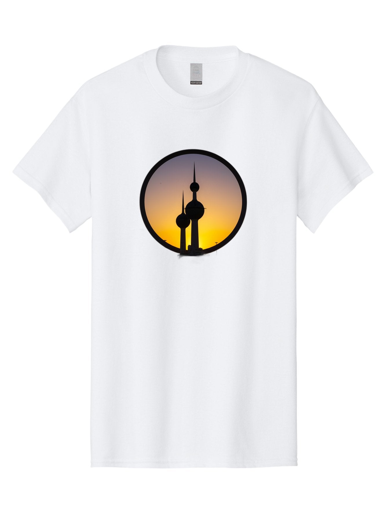 Kuwait-Towers-4 Men'S Graphic Tee, 100% Cotton, Comfortable Casual Summer Wear, Machine Washable, Vintage Camera, Old Camera, Antique Camera, Black Camera, Classic Photography, Photography Equipment, Nostalgic Device, Film Camera, Camera Art Bag671 11