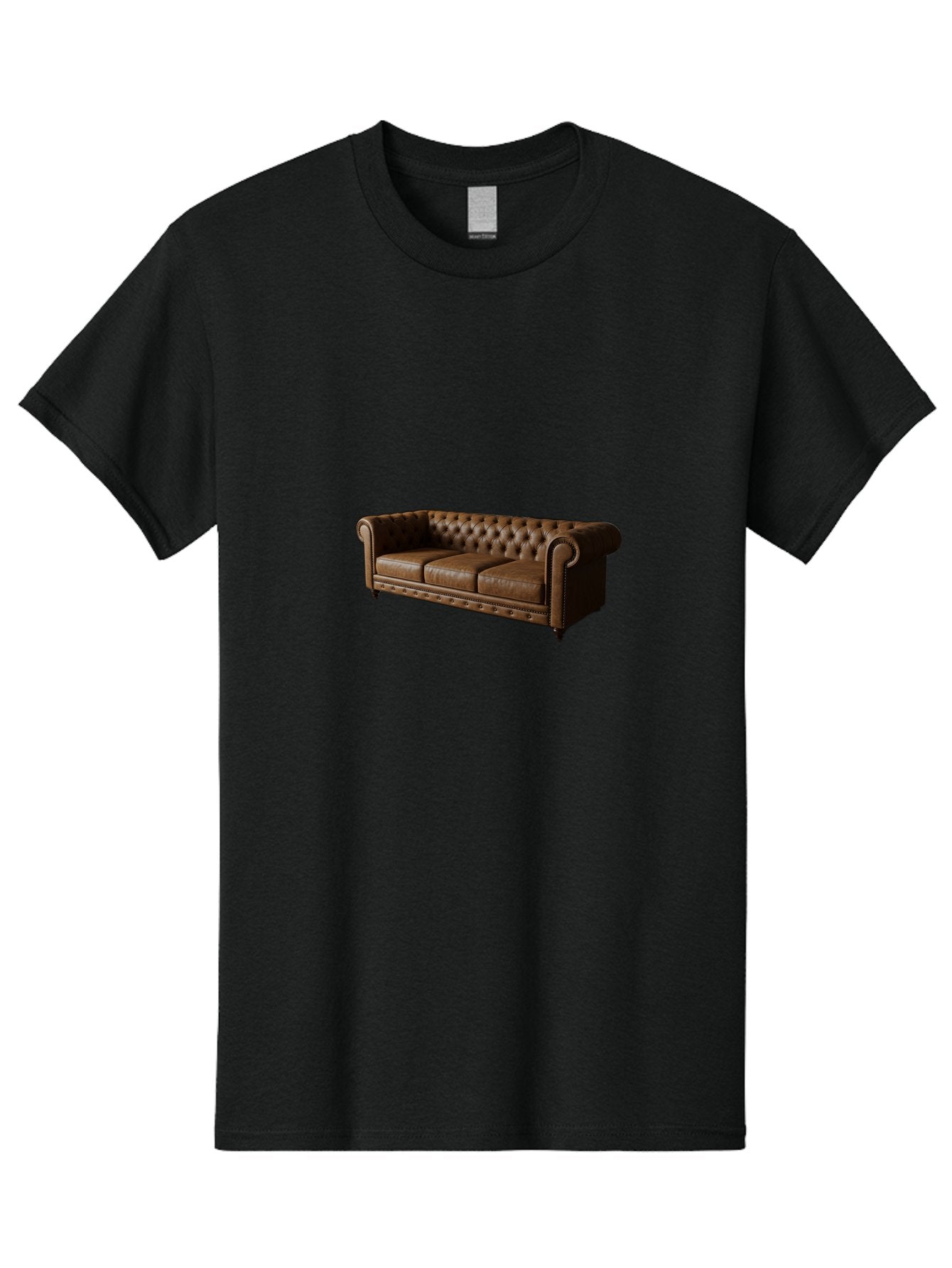 Leather-Chesterfield-Sofa Men'S Graphic Tee, 100% Cotton, Comfortable Casual Summer Wear, Machine Washable, Vintage Camera, Old Camera, Antique Camera, Black Camera, Classic Photography, Photography Equipment, Nostalgic Device, Film Camera, Bag686