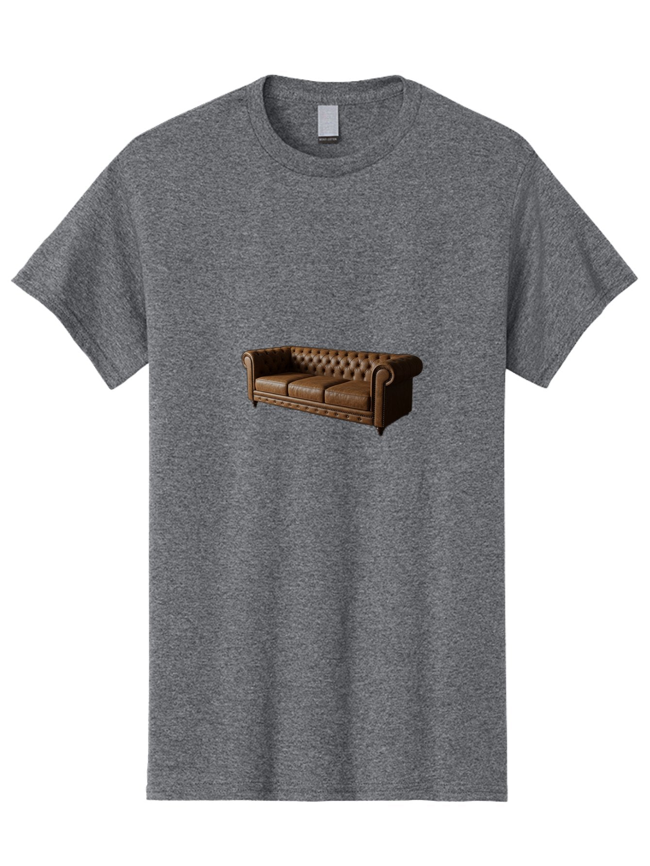 Leather-Chesterfield-Sofa Men'S Graphic Tee, 100% Cotton, Comfortable Casual Summer Wear, Machine Washable, Vintage Camera, Old Camera, Antique Camera, Black Camera, Classic Photography, Photography Equipment, Nostalgic Device, Film Camera, Bag686