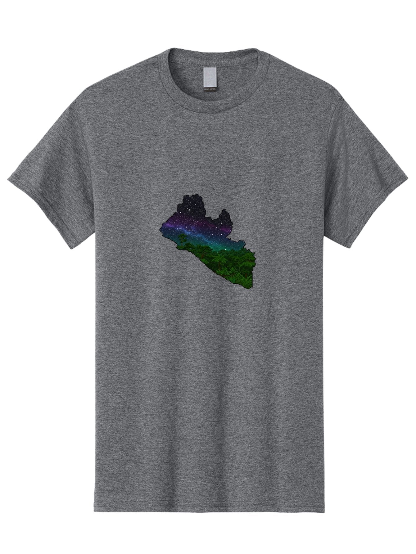 Liberia-Night-Sky Men'S Graphic Tee, 100% Cotton, Comfortable Casual Summer Wear, Machine Washable, Vintage Camera, Old Camera, Antique Camera, Black Camera, Classic Photography, Photography Equipment, Nostalgic Device, Film Camera, Camera Art Bag692 6