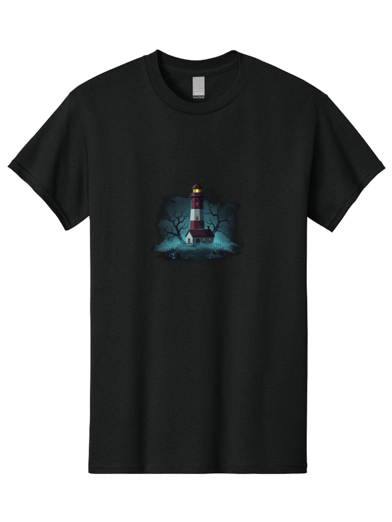 Lighthouse-1 Men'S Graphic Tee, 100% Cotton, Comfortable Casual Summer Wear, Machine Washable, Vintage Camera, Old Camera, Antique Camera, Black Camera, Classic Photography, Photography Equipment, Nostalgic Device, Film Camera, Camera Art Bag698 14