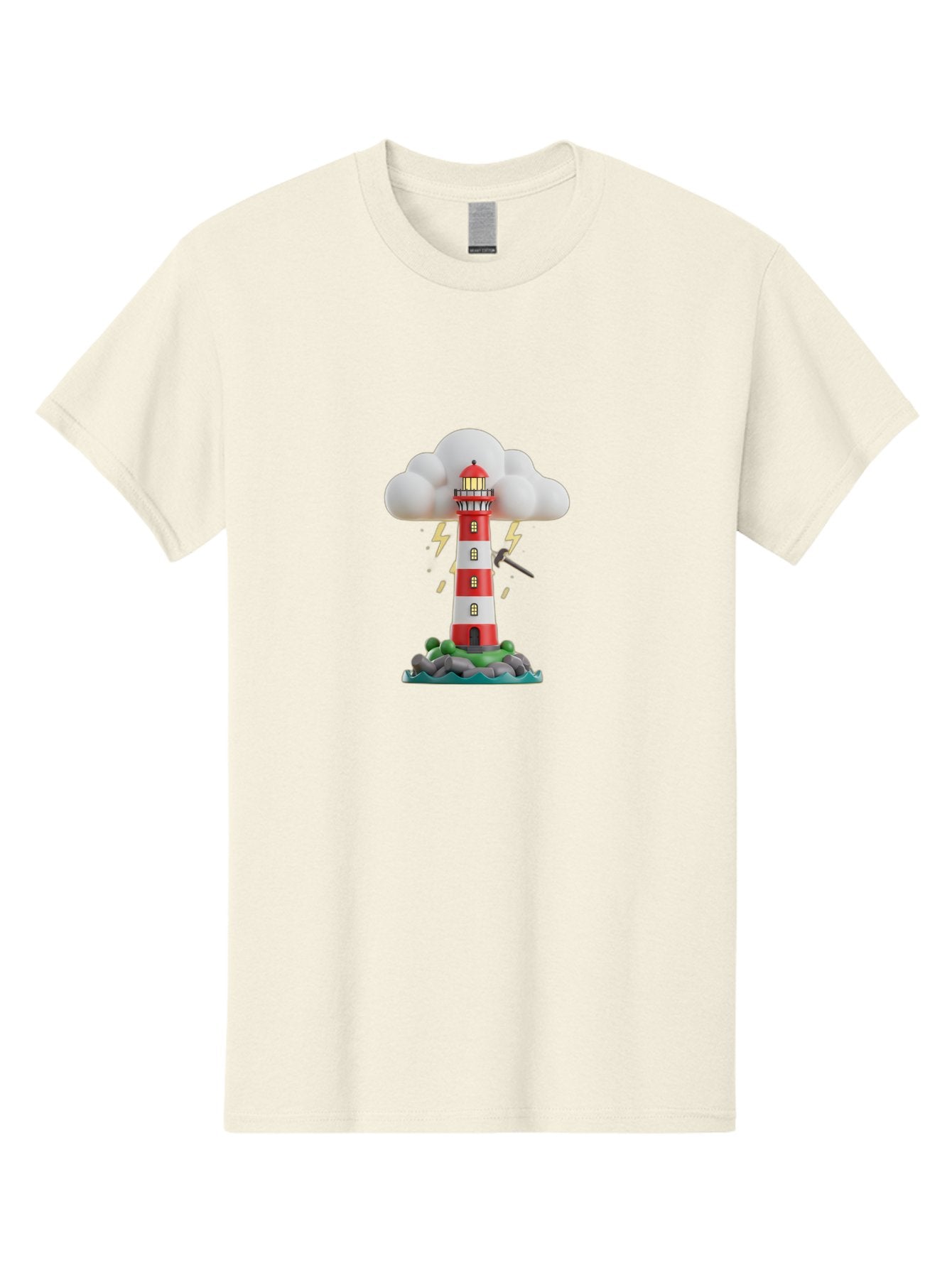 Lighthouse-10 Men'S Graphic Tee, 100% Cotton, Comfortable Casual Summer Wear, Machine Washable, Vintage Camera, Old Camera, Antique Camera, Black Camera, Classic Photography, Photography Equipment, Nostalgic Device, Film Camera, Camera Art Bag699 9