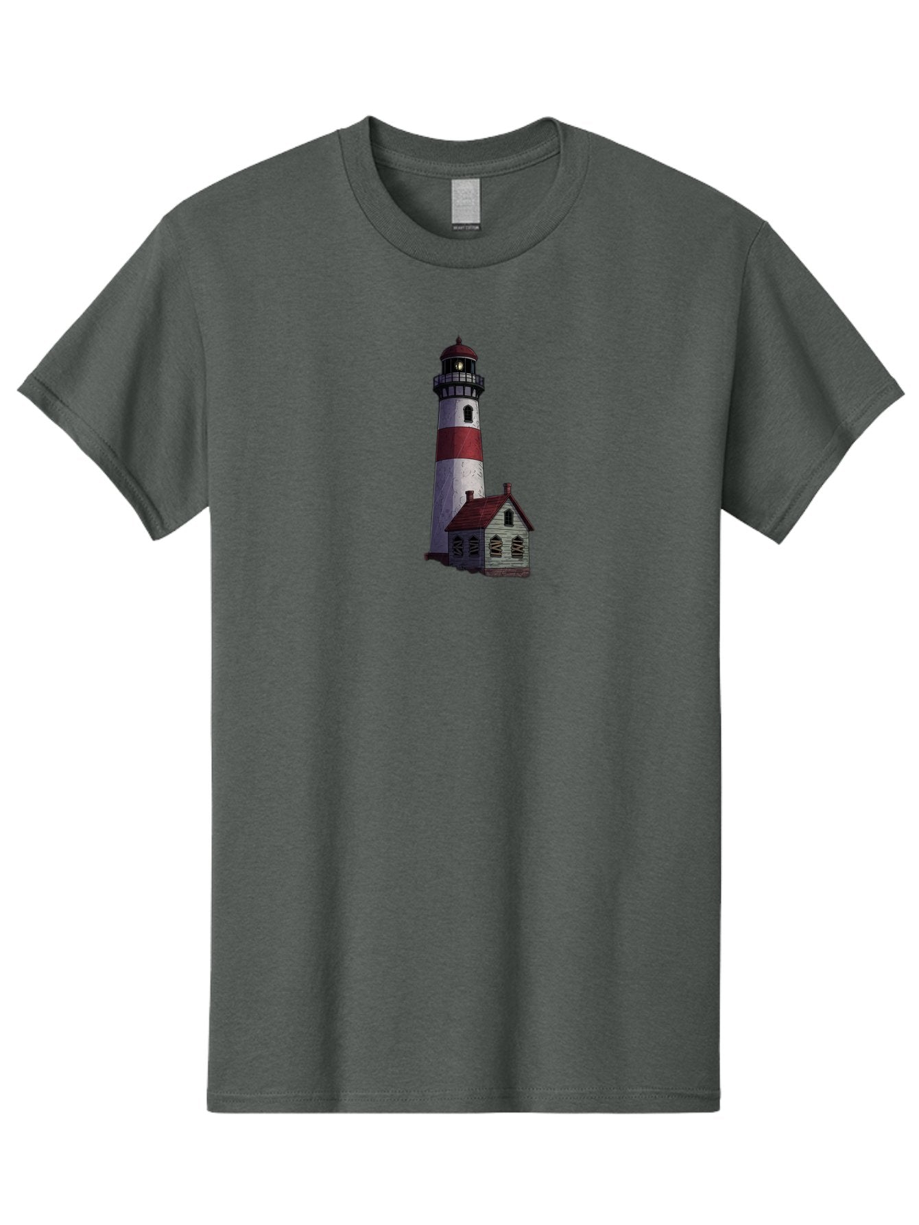 Lighthouse-12 Men'S Graphic Tee, 100% Cotton, Comfortable Casual Summer Wear, Machine Washable, Vintage Camera, Old Camera, Antique Camera, Black Camera, Classic Photography, Photography Equipment, Nostalgic Device, Film Camera, Camera Art Bag701 9