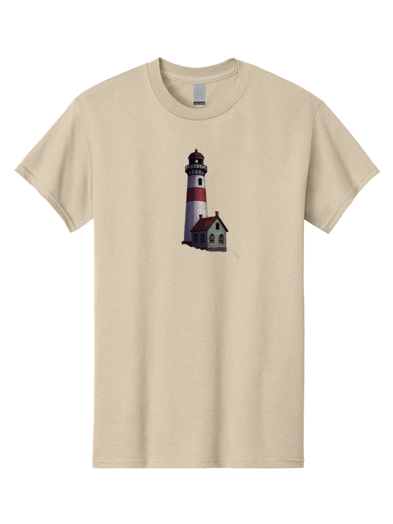 Lighthouse-12 Men'S Graphic Tee, 100% Cotton, Comfortable Casual Summer Wear, Machine Washable, Vintage Camera, Old Camera, Antique Camera, Black Camera, Classic Photography, Photography Equipment, Nostalgic Device, Film Camera, Camera Art Bag701