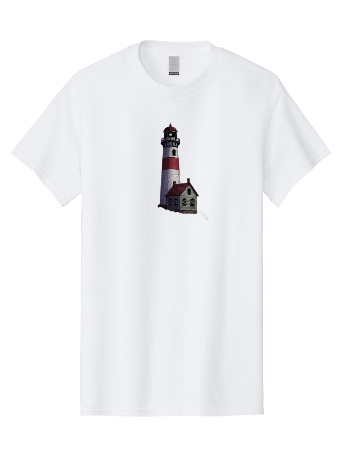 Lighthouse-12 Men'S Graphic Tee, 100% Cotton, Comfortable Casual Summer Wear, Machine Washable, Vintage Camera, Old Camera, Antique Camera, Black Camera, Classic Photography, Photography Equipment, Nostalgic Device, Film Camera, Camera Art Bag701 3