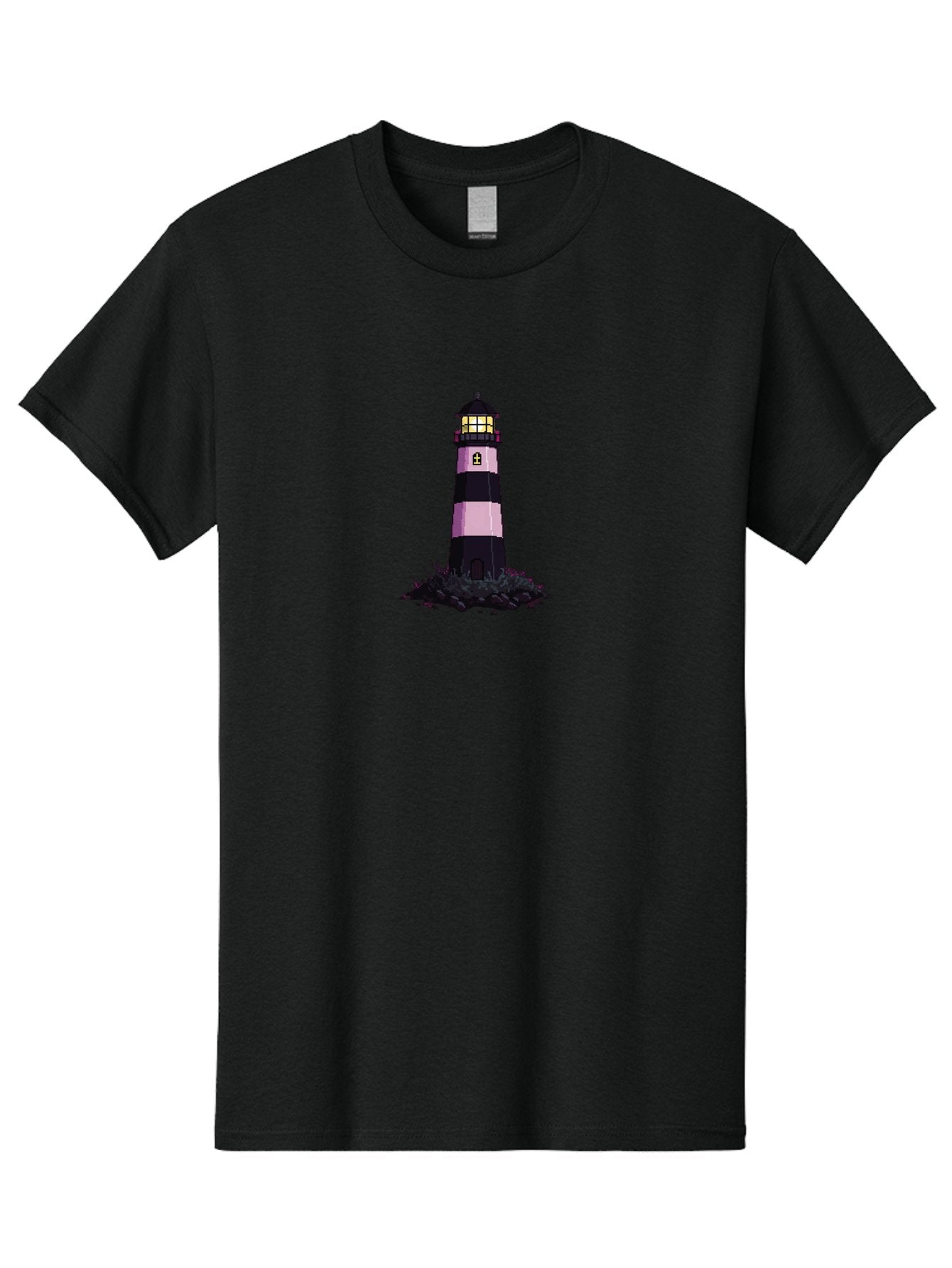 Lighthouse-13 Men'S Graphic Tee, 100% Cotton, Comfortable Casual Summer Wear, Machine Washable, Vintage Camera, Old Camera, Antique Camera, Black Camera, Classic Photography, Photography Equipment, Nostalgic Device, Film Camera, Camera Art Bag702 11
