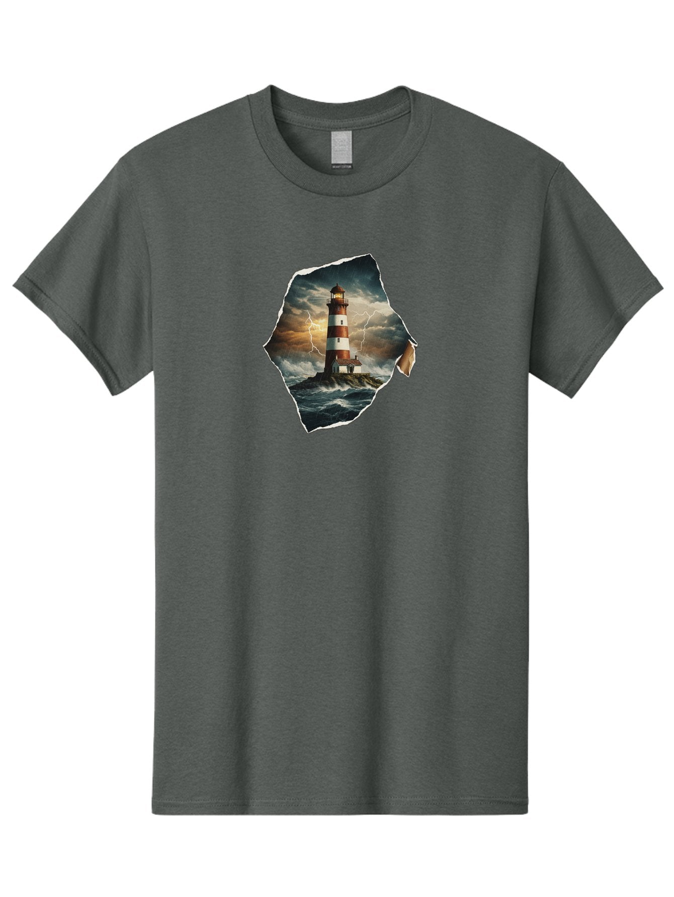 Lighthouse-14 Men'S Graphic Tee, 100% Cotton, Comfortable Casual Summer Wear, Machine Washable, Vintage Camera, Old Camera, Antique Camera, Black Camera, Classic Photography, Photography Equipment, Nostalgic Device, Film Camera, Camera Art Bag703 5