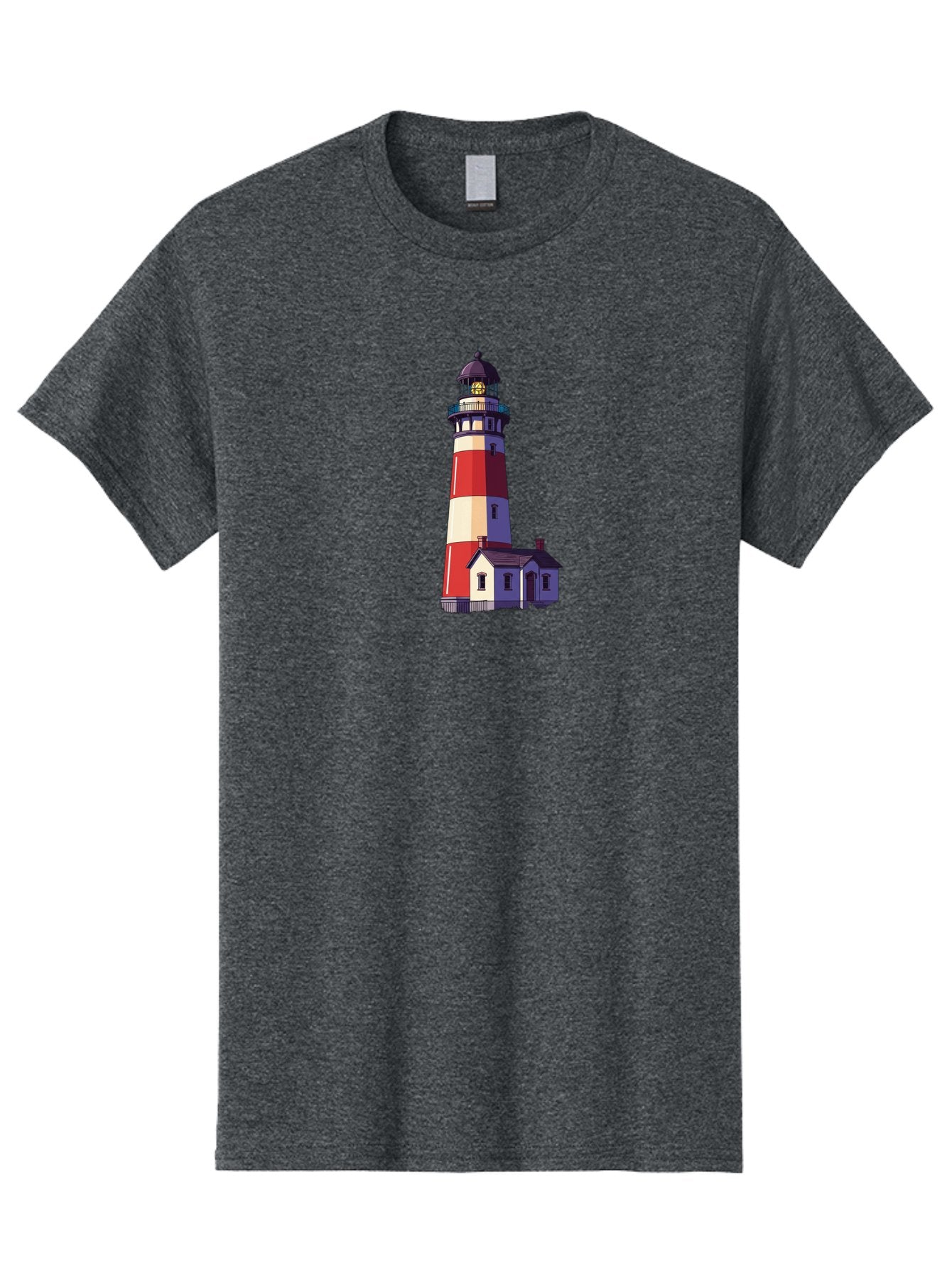 Lighthouse-15 Men'S Graphic Tee, 100% Cotton, Comfortable Casual Summer Wear, Machine Washable, Vintage Camera, Old Camera, Antique Camera, Black Camera, Classic Photography, Photography Equipment, Nostalgic Device, Film Camera, Camera Art Bag704 4