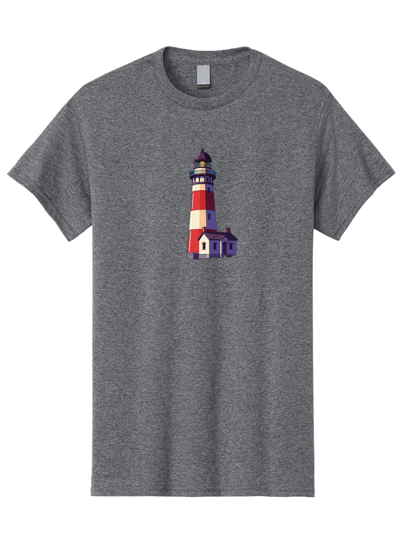 Lighthouse-15 Men'S Graphic Tee, 100% Cotton, Comfortable Casual Summer Wear, Machine Washable, Vintage Camera, Old Camera, Antique Camera, Black Camera, Classic Photography, Photography Equipment, Nostalgic Device, Film Camera, Camera Art Bag704 13