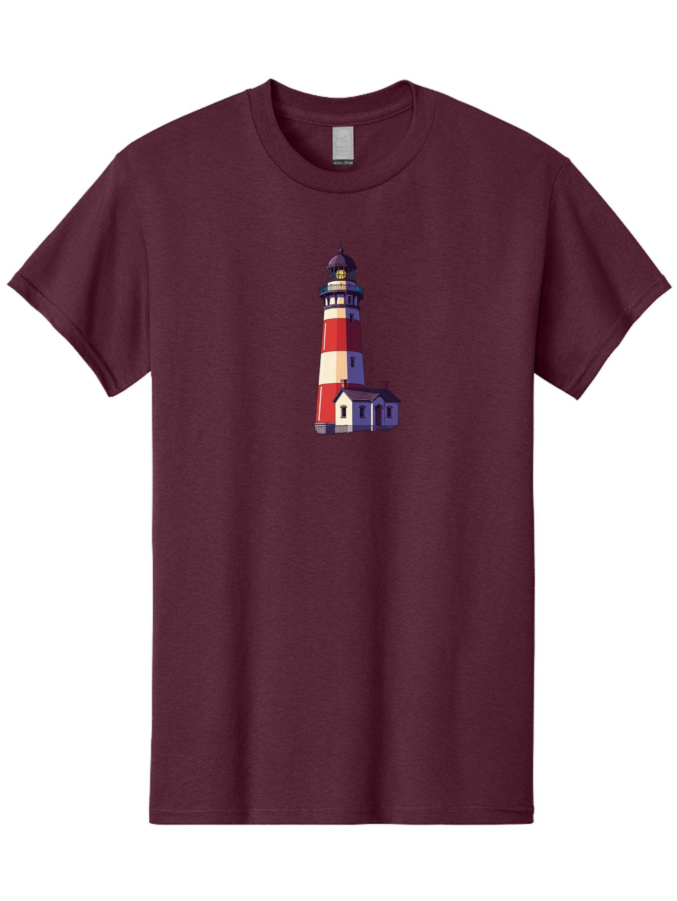 Lighthouse-15 Men'S Graphic Tee, 100% Cotton, Comfortable Casual Summer Wear, Machine Washable, Vintage Camera, Old Camera, Antique Camera, Black Camera, Classic Photography, Photography Equipment, Nostalgic Device, Film Camera, Camera Art Bag704 7