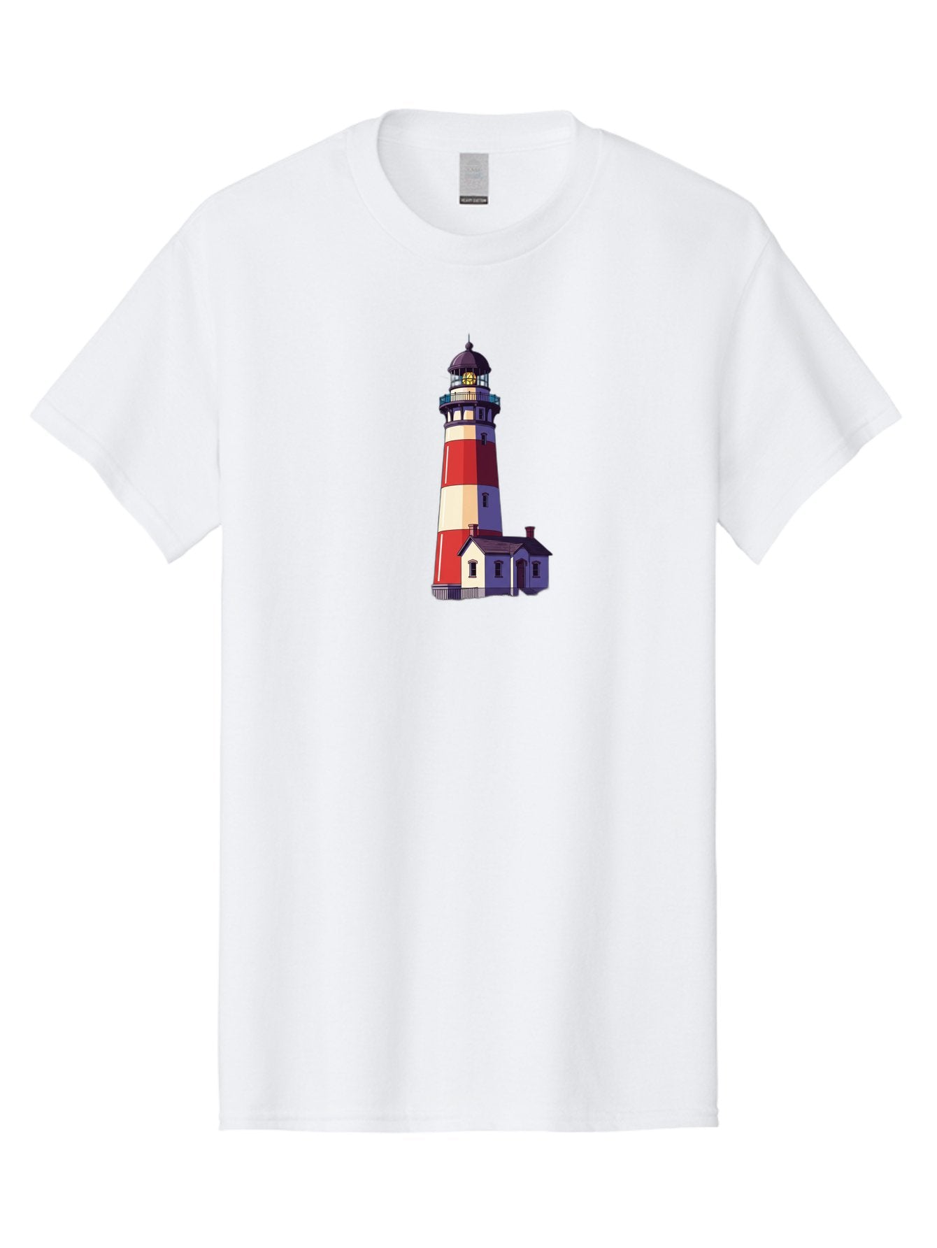 Lighthouse-15 Men'S Graphic Tee, 100% Cotton, Comfortable Casual Summer Wear, Machine Washable, Vintage Camera, Old Camera, Antique Camera, Black Camera, Classic Photography, Photography Equipment, Nostalgic Device, Film Camera, Camera Art Bag704 5