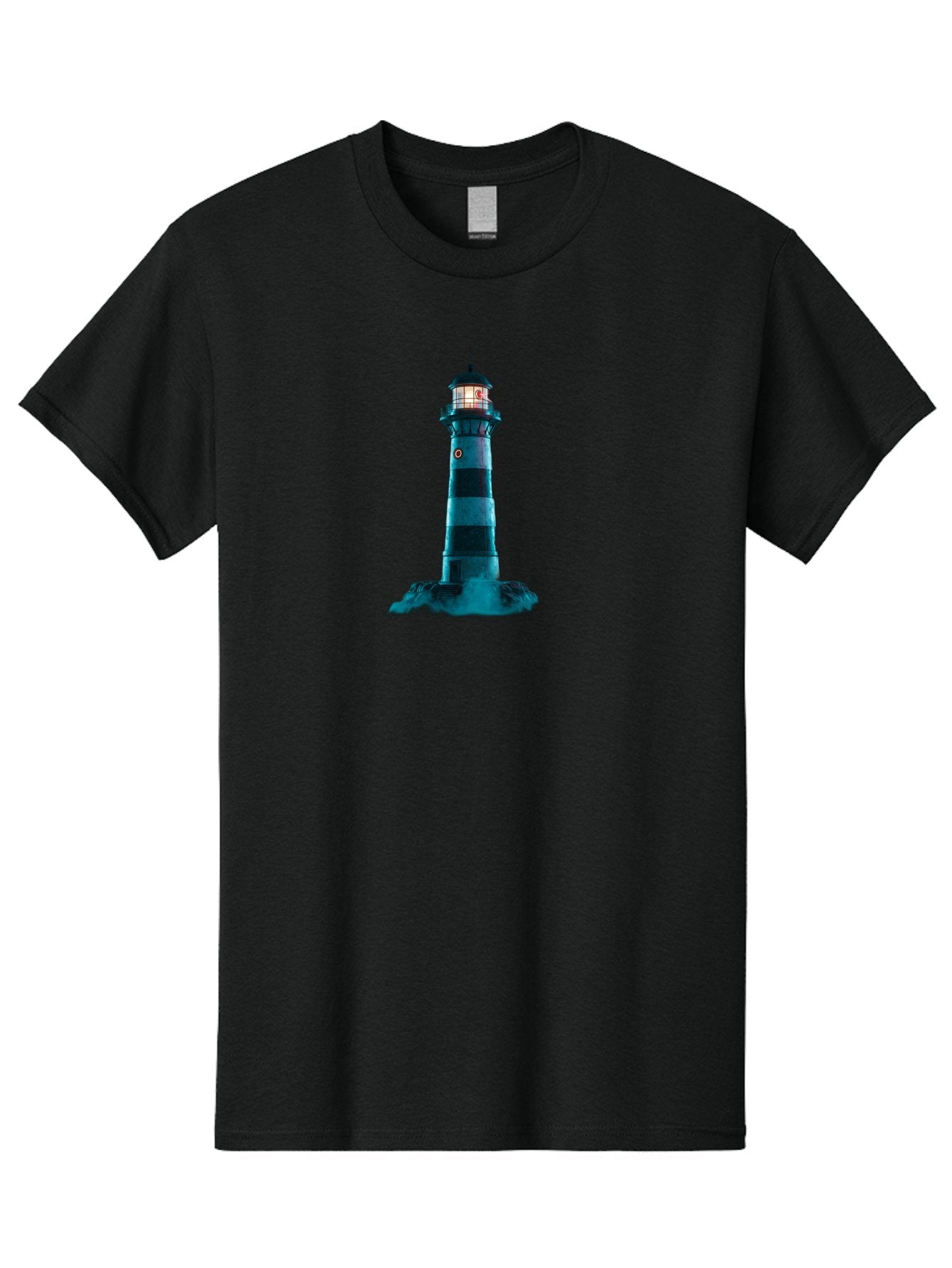 Lighthouse-16 Men'S Graphic Tee, 100% Cotton, Comfortable Casual Summer Wear, Machine Washable, Vintage Camera, Old Camera, Antique Camera, Black Camera, Classic Photography, Photography Equipment, Nostalgic Device, Film Camera, Camera Art Bag705 6