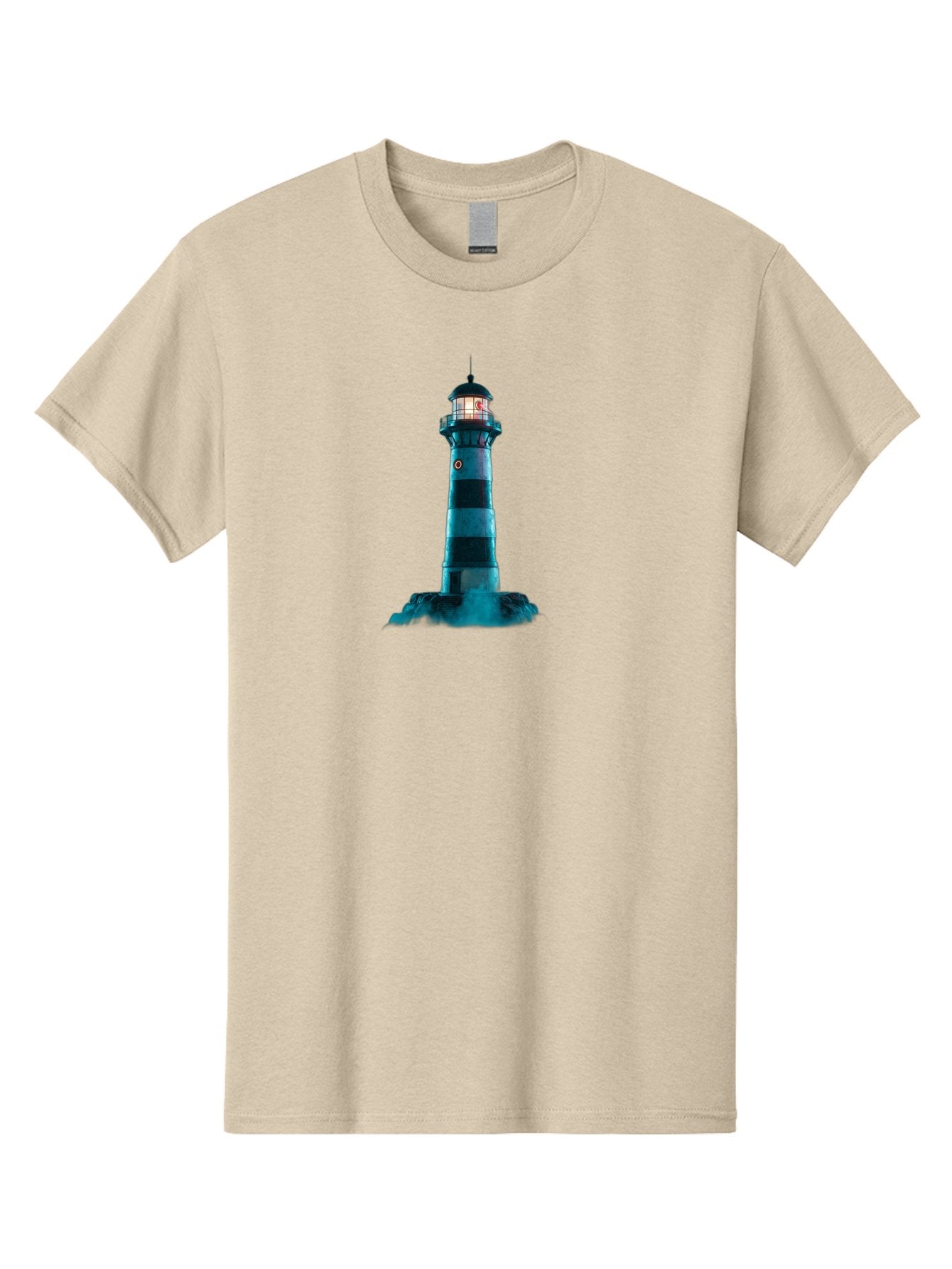 Lighthouse-16 Men'S Graphic Tee, 100% Cotton, Comfortable Casual Summer Wear, Machine Washable, Vintage Camera, Old Camera, Antique Camera, Black Camera, Classic Photography, Photography Equipment, Nostalgic Device, Film Camera, Camera Art Bag705 12
