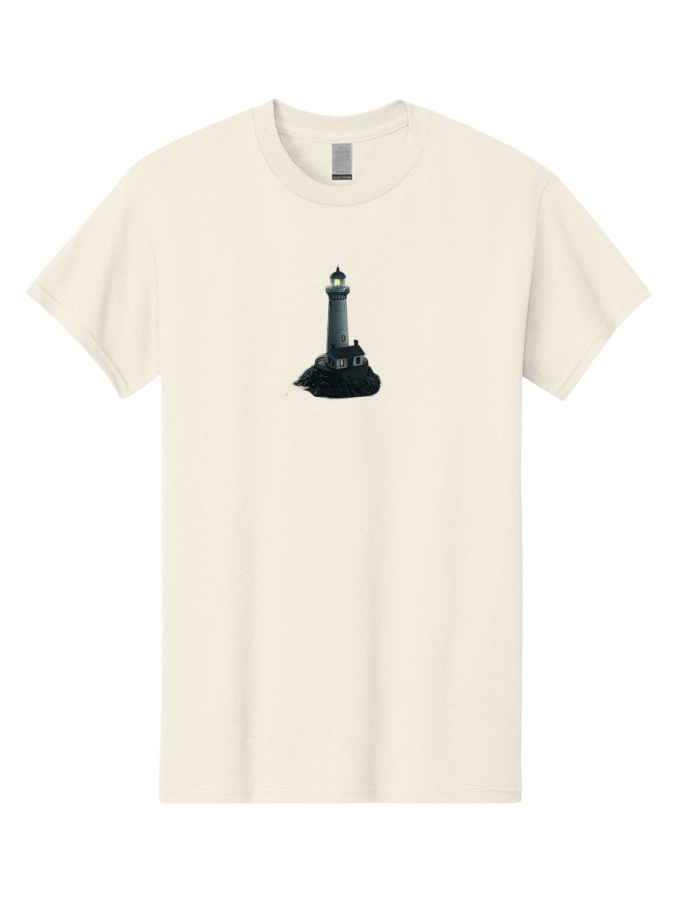 Lighthouse-2 Men'S Graphic Tee, 100% Cotton, Comfortable Casual Summer Wear, Machine Washable, Vintage Camera, Old Camera, Antique Camera, Black Camera, Classic Photography, Photography Equipment, Nostalgic Device, Film Camera, Camera Art Bag706 4