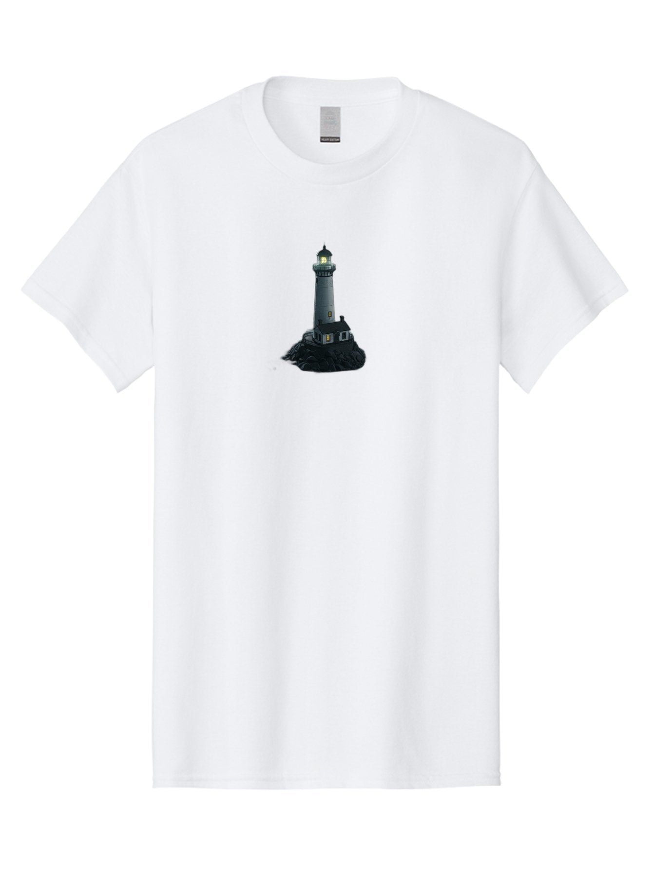 Lighthouse-2 Men'S Graphic Tee, 100% Cotton, Comfortable Casual Summer Wear, Machine Washable, Vintage Camera, Old Camera, Antique Camera, Black Camera, Classic Photography, Photography Equipment, Nostalgic Device, Film Camera, Camera Art Bag706 12