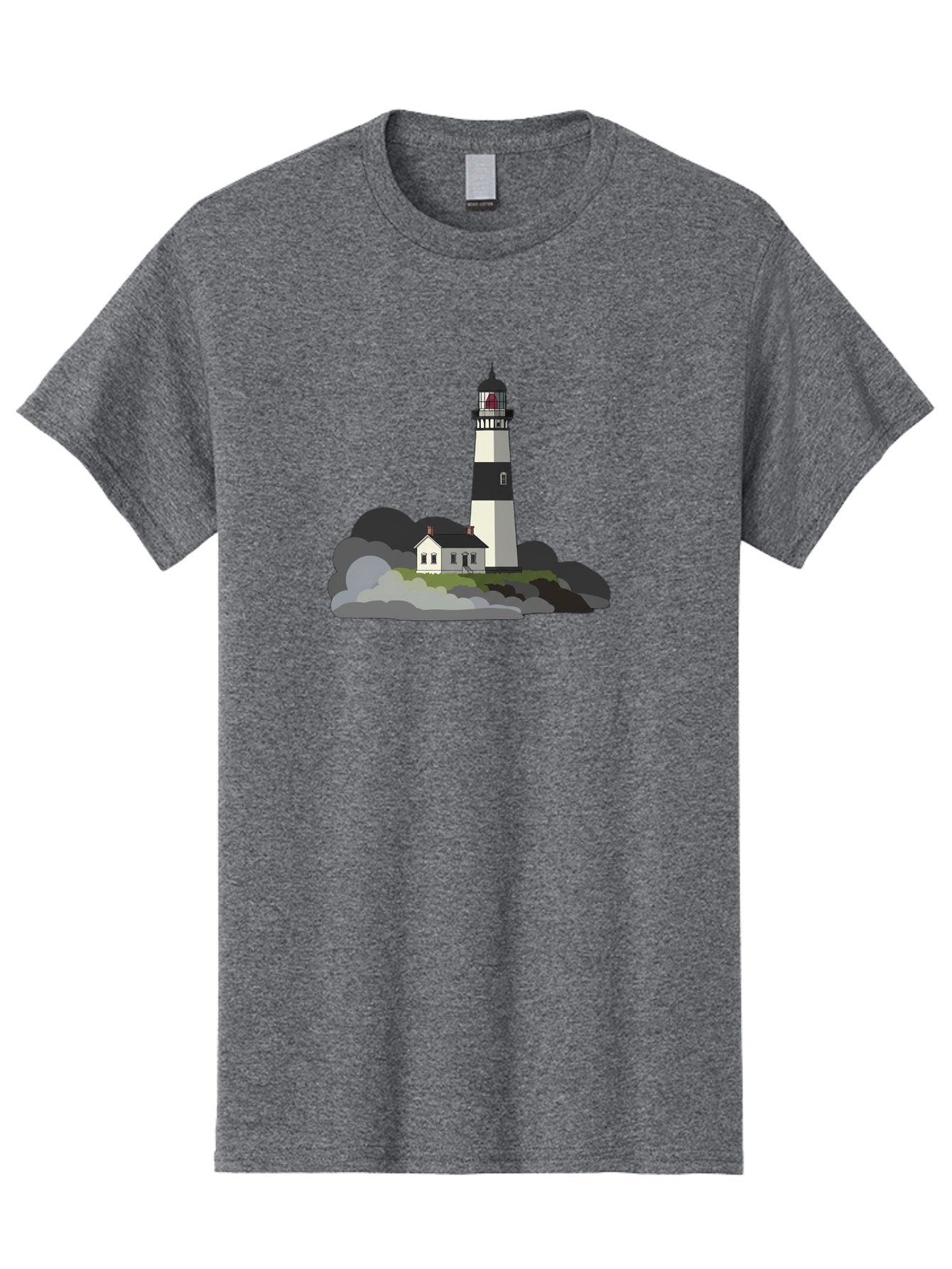 Lighthouse-3 Men'S Graphic Tee, 100% Cotton, Comfortable Casual Summer Wear, Machine Washable, Vintage Camera, Old Camera, Antique Camera, Black Camera, Classic Photography, Photography Equipment, Nostalgic Device, Film Camera, Camera Art Bag707 4
