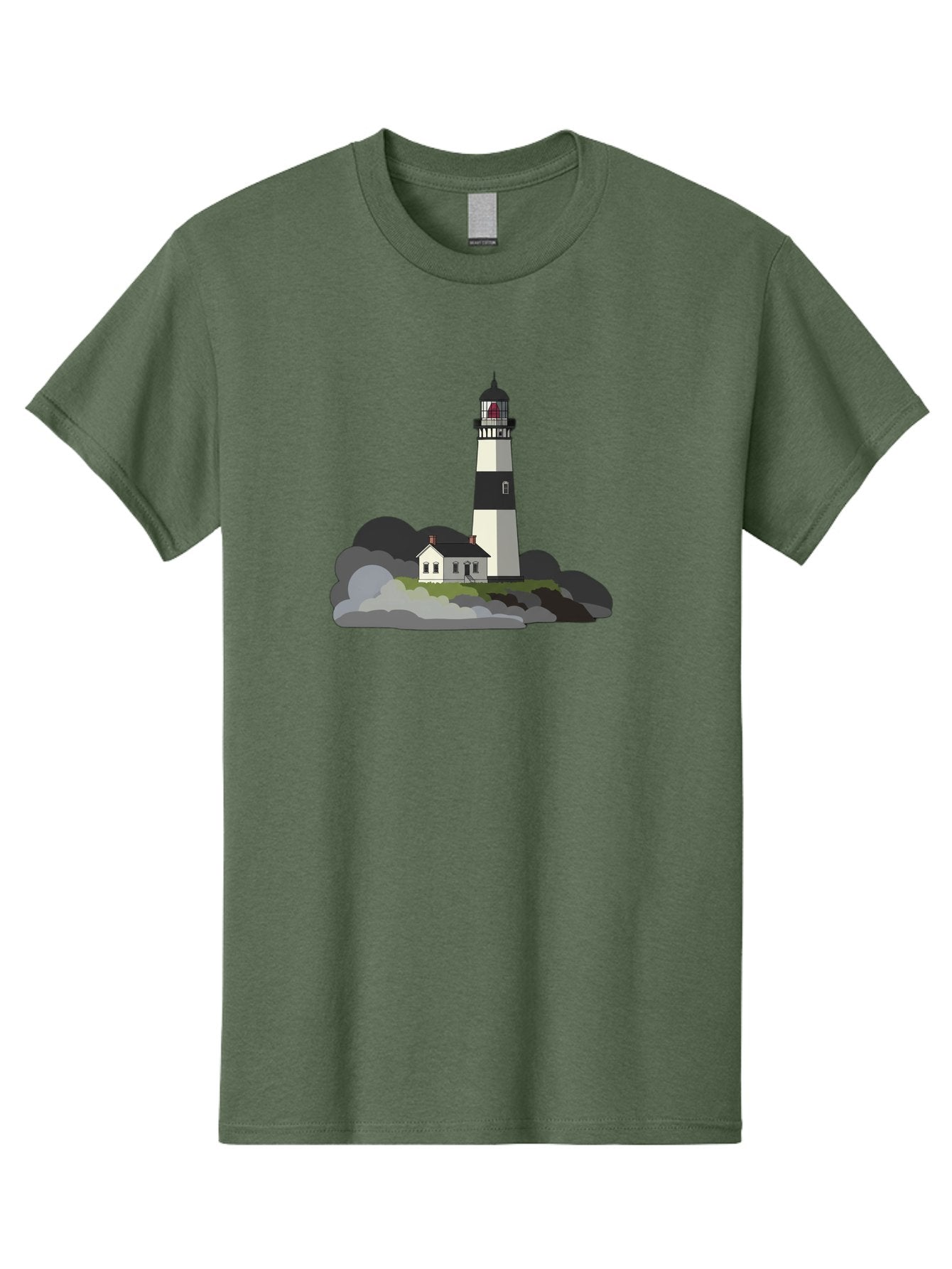 Lighthouse-3 Men'S Graphic Tee, 100% Cotton, Comfortable Casual Summer Wear, Machine Washable, Vintage Camera, Old Camera, Antique Camera, Black Camera, Classic Photography, Photography Equipment, Nostalgic Device, Film Camera, Camera Art Bag707 13