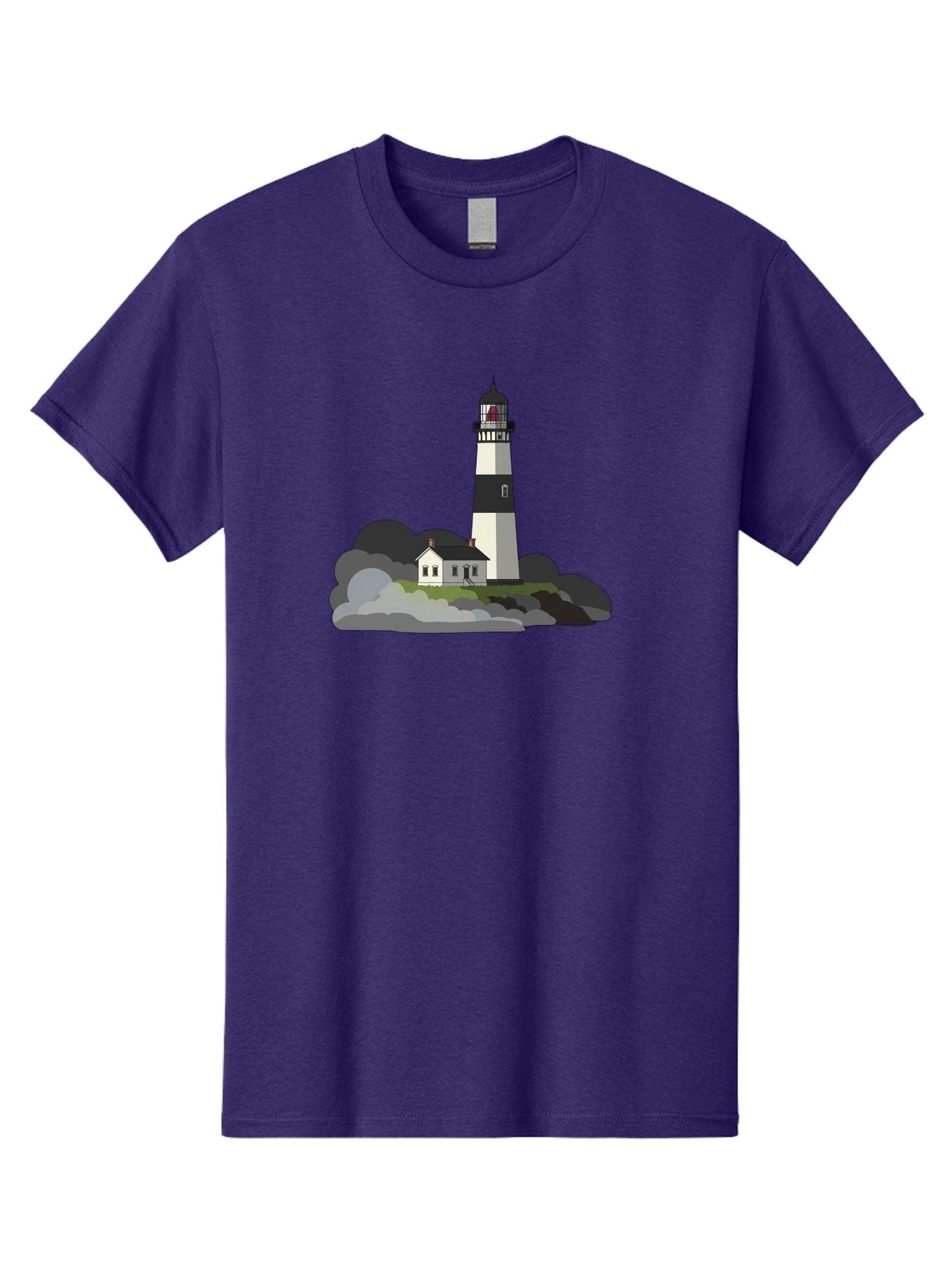 Lighthouse-3 Men'S Graphic Tee, 100% Cotton, Comfortable Casual Summer Wear, Machine Washable, Vintage Camera, Old Camera, Antique Camera, Black Camera, Classic Photography, Photography Equipment, Nostalgic Device, Film Camera, Camera Art Bag707 3