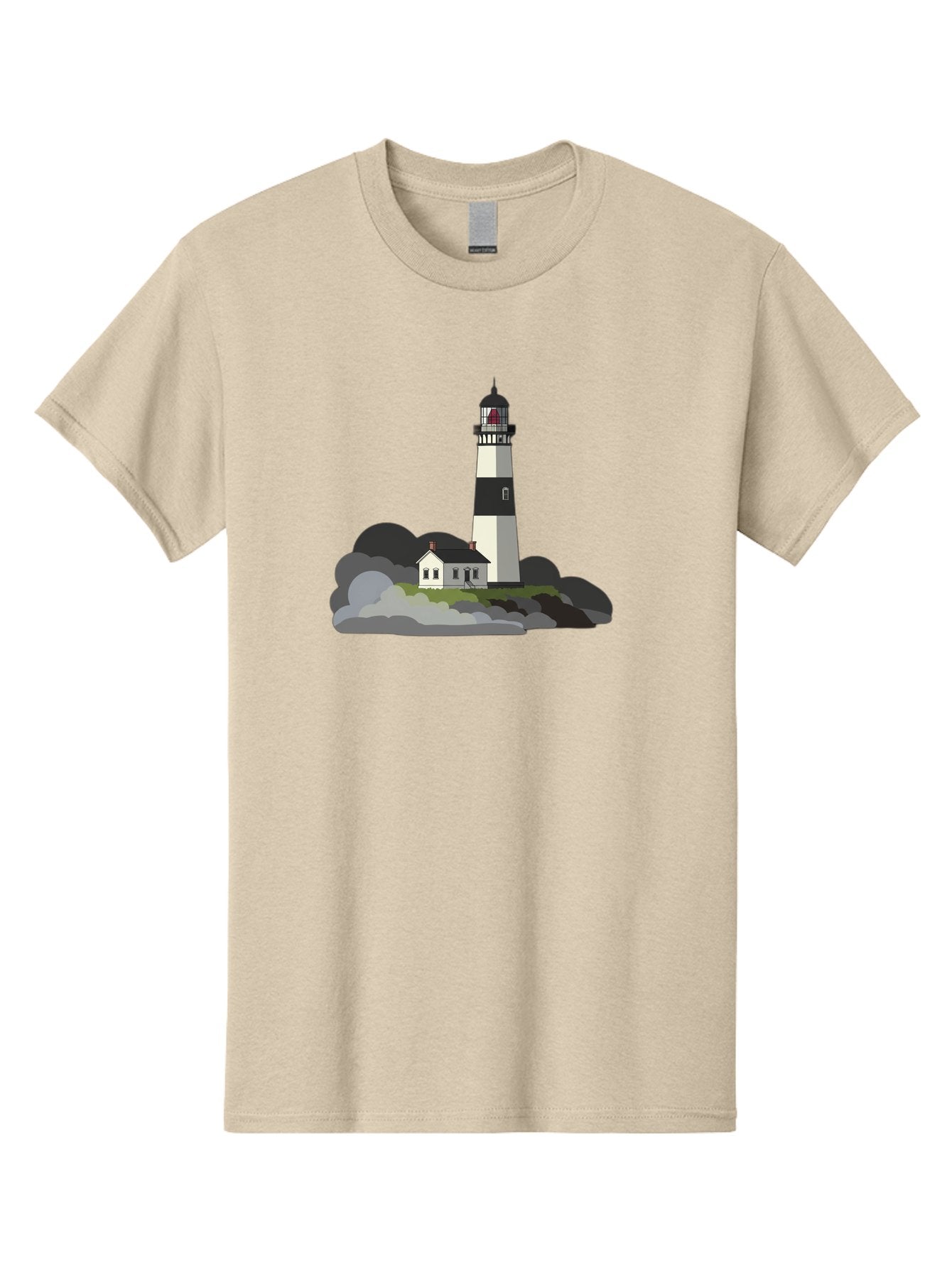 Lighthouse-3 Men'S Graphic Tee, 100% Cotton, Comfortable Casual Summer Wear, Machine Washable, Vintage Camera, Old Camera, Antique Camera, Black Camera, Classic Photography, Photography Equipment, Nostalgic Device, Film Camera, Camera Art Bag707 12