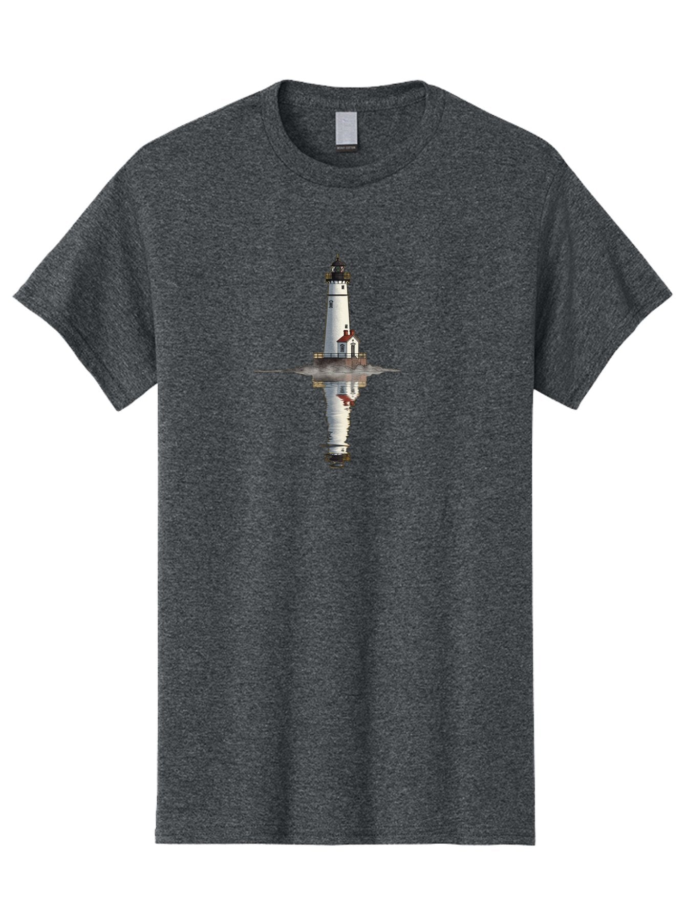Lighthouse-5 Men'S Graphic Tee, 100% Cotton, Comfortable Casual Summer Wear, Machine Washable, Vintage Camera, Old Camera, Antique Camera, Black Camera, Classic Photography, Photography Equipment, Nostalgic Device, Film Camera, Camera Art Bag709 12