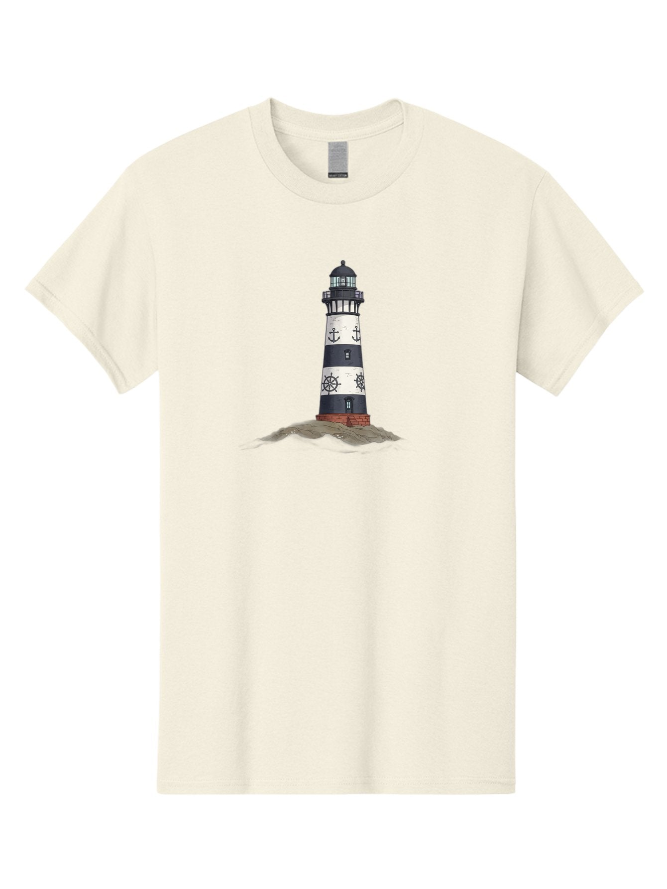 Lighthouse-6 Men'S Graphic Tee, 100% Cotton, Comfortable Casual Summer Wear, Machine Washable, Vintage Camera, Old Camera, Antique Camera, Black Camera, Classic Photography, Photography Equipment, Nostalgic Device, Film Camera, Camera Art Bag710 4