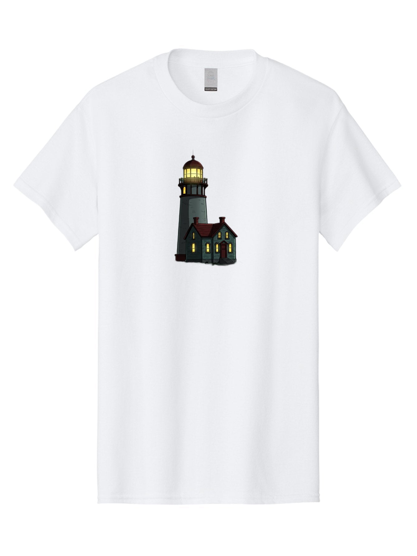 Lighthouse-And-House Men'S Graphic Tee, 100% Cotton, Comfortable Casual Summer Wear, Machine Washable, Vintage Camera, Old Camera, Antique Camera, Black Camera, Classic Photography, Photography Equipment, Nostalgic Device, Film Camera, Bag714 14