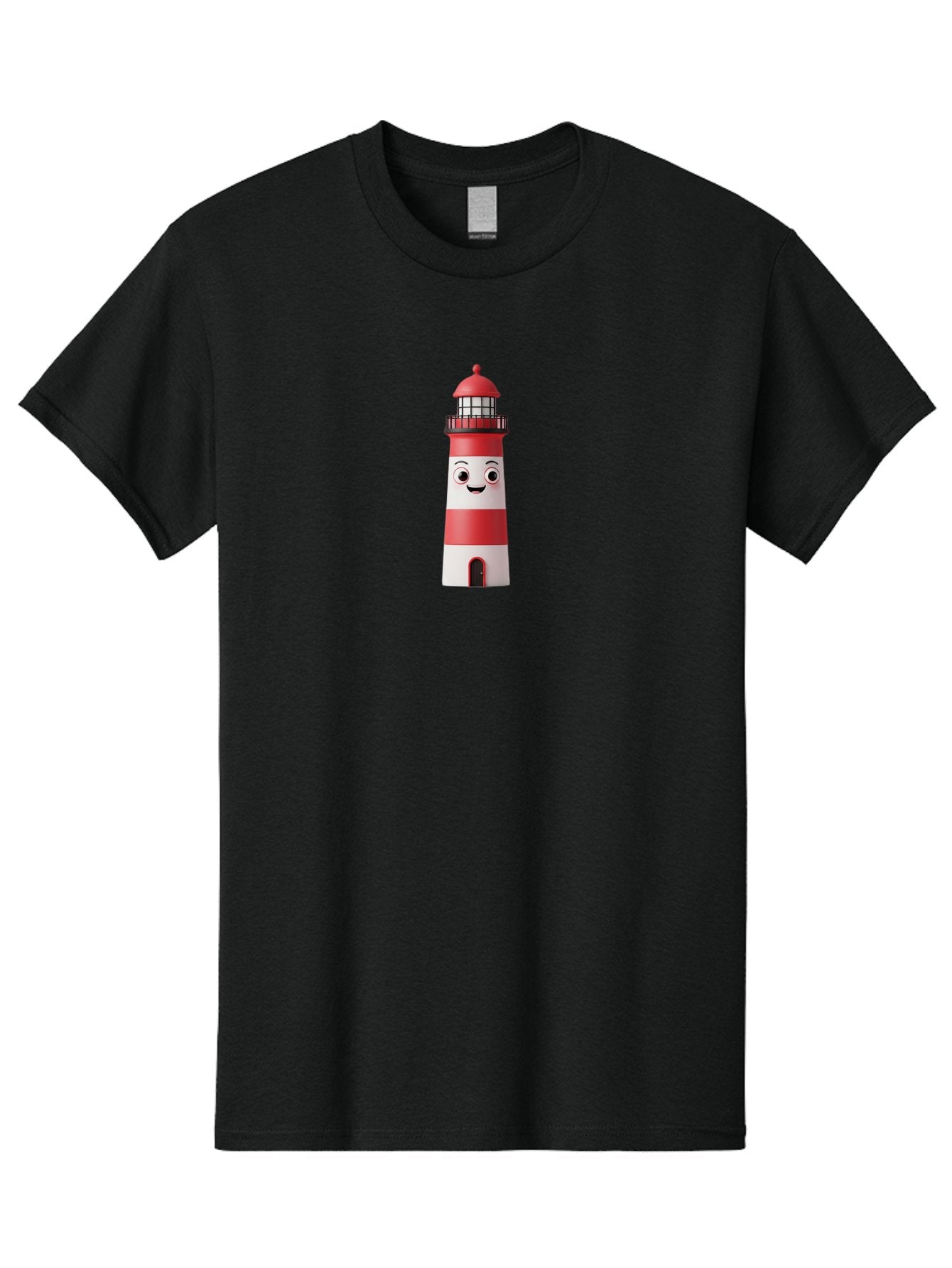 Lighthouse-Character Men'S Graphic Tee, 100% Cotton, Comfortable Casual Summer Wear, Machine Washable, Vintage Camera, Old Camera, Antique Camera, Black Camera, Classic Photography, Photography Equipment, Nostalgic Device, Film Camera, Bag716 7
