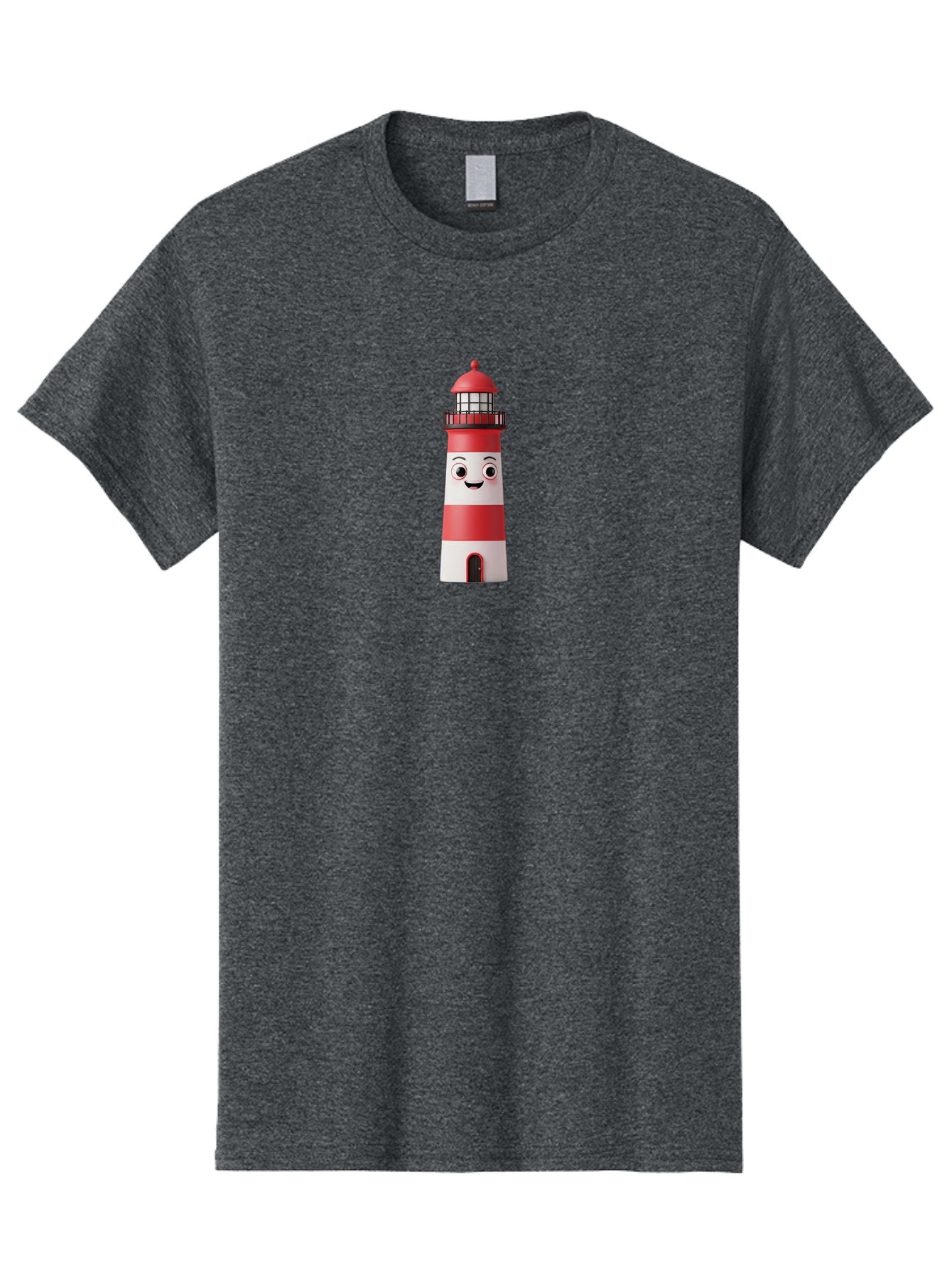 Lighthouse-Character Men'S Graphic Tee, 100% Cotton, Comfortable Casual Summer Wear, Machine Washable, Vintage Camera, Old Camera, Antique Camera, Black Camera, Classic Photography, Photography Equipment, Nostalgic Device, Film Camera, Bag716