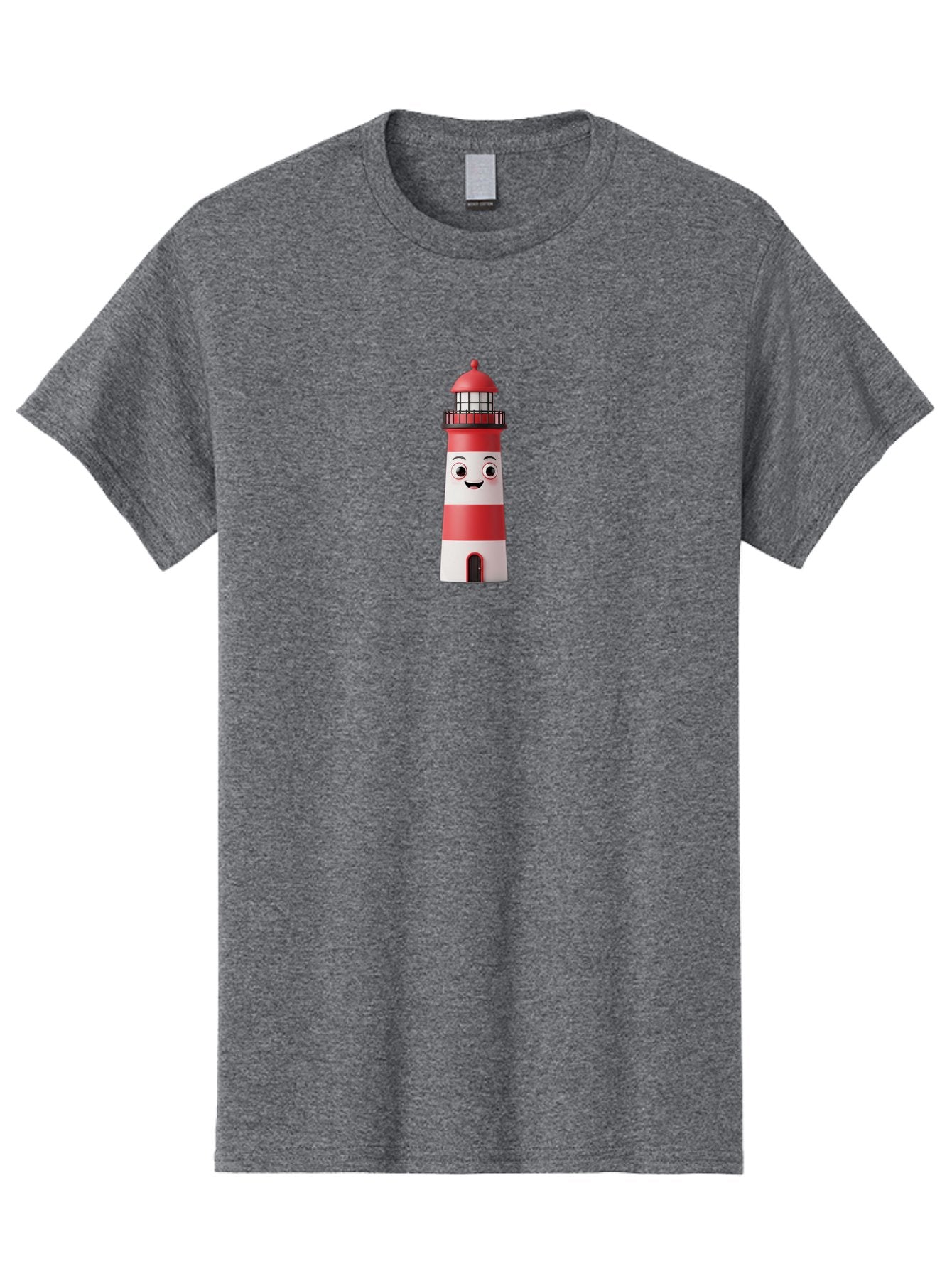 Lighthouse-Character Men'S Graphic Tee, 100% Cotton, Comfortable Casual Summer Wear, Machine Washable, Vintage Camera, Old Camera, Antique Camera, Black Camera, Classic Photography, Photography Equipment, Nostalgic Device, Film Camera, Bag716