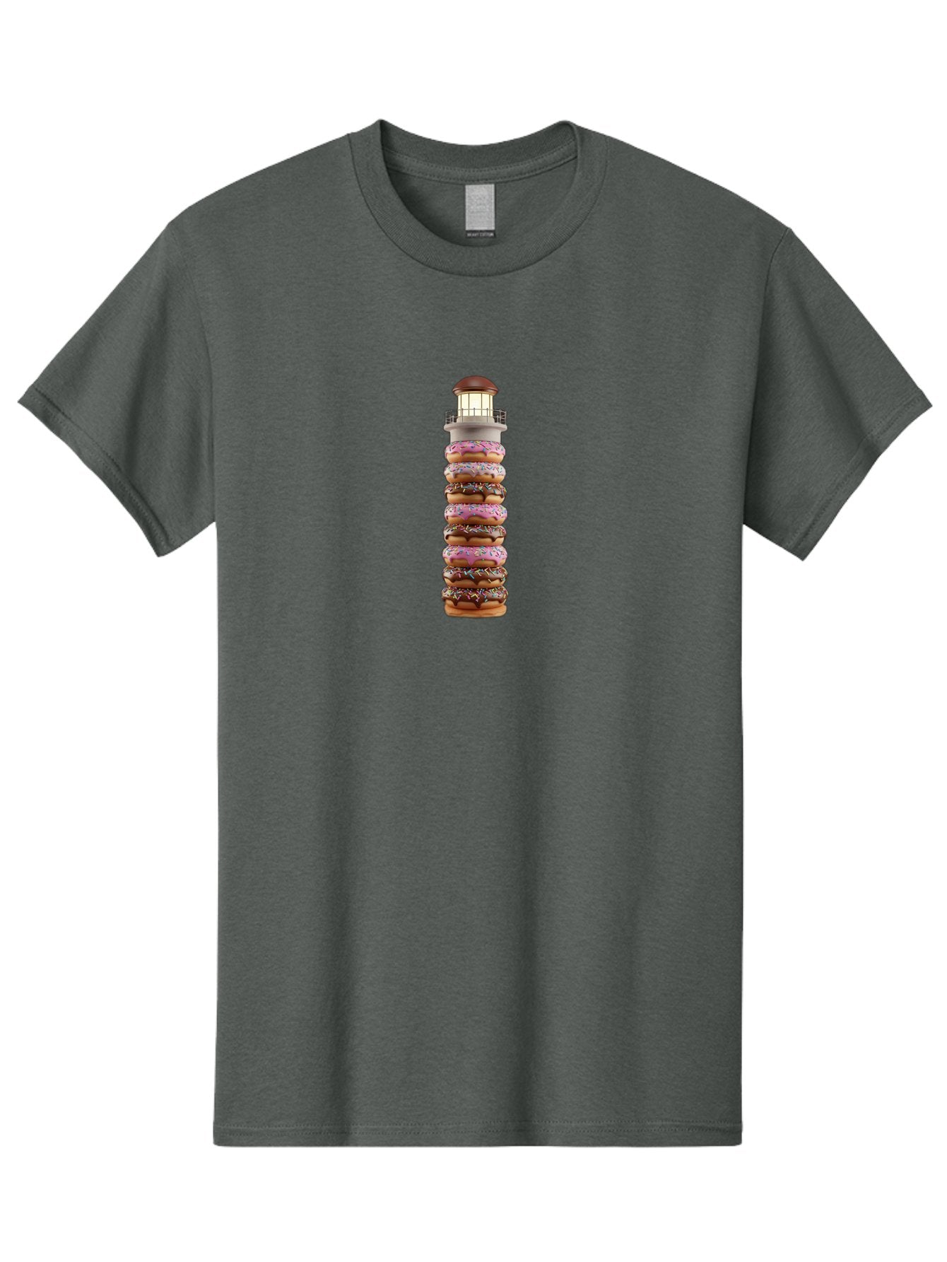 Lighthouse-Donuts Men'S Graphic Tee, 100% Cotton, Comfortable Casual Summer Wear, Machine Washable, Vintage Camera, Old Camera, Antique Camera, Black Camera, Classic Photography, Photography Equipment, Nostalgic Device, Film Camera, Camera Art Bag717 12