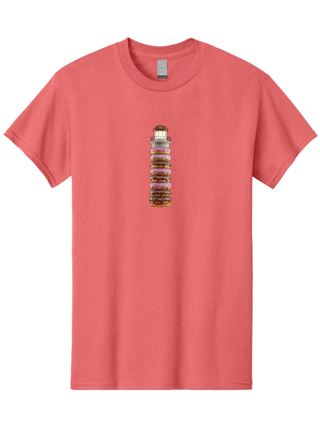 Lighthouse-Donuts Men'S Graphic Tee, 100% Cotton, Comfortable Casual Summer Wear, Machine Washable, Vintage Camera, Old Camera, Antique Camera, Black Camera, Classic Photography, Photography Equipment, Nostalgic Device, Film Camera, Camera Art Bag717