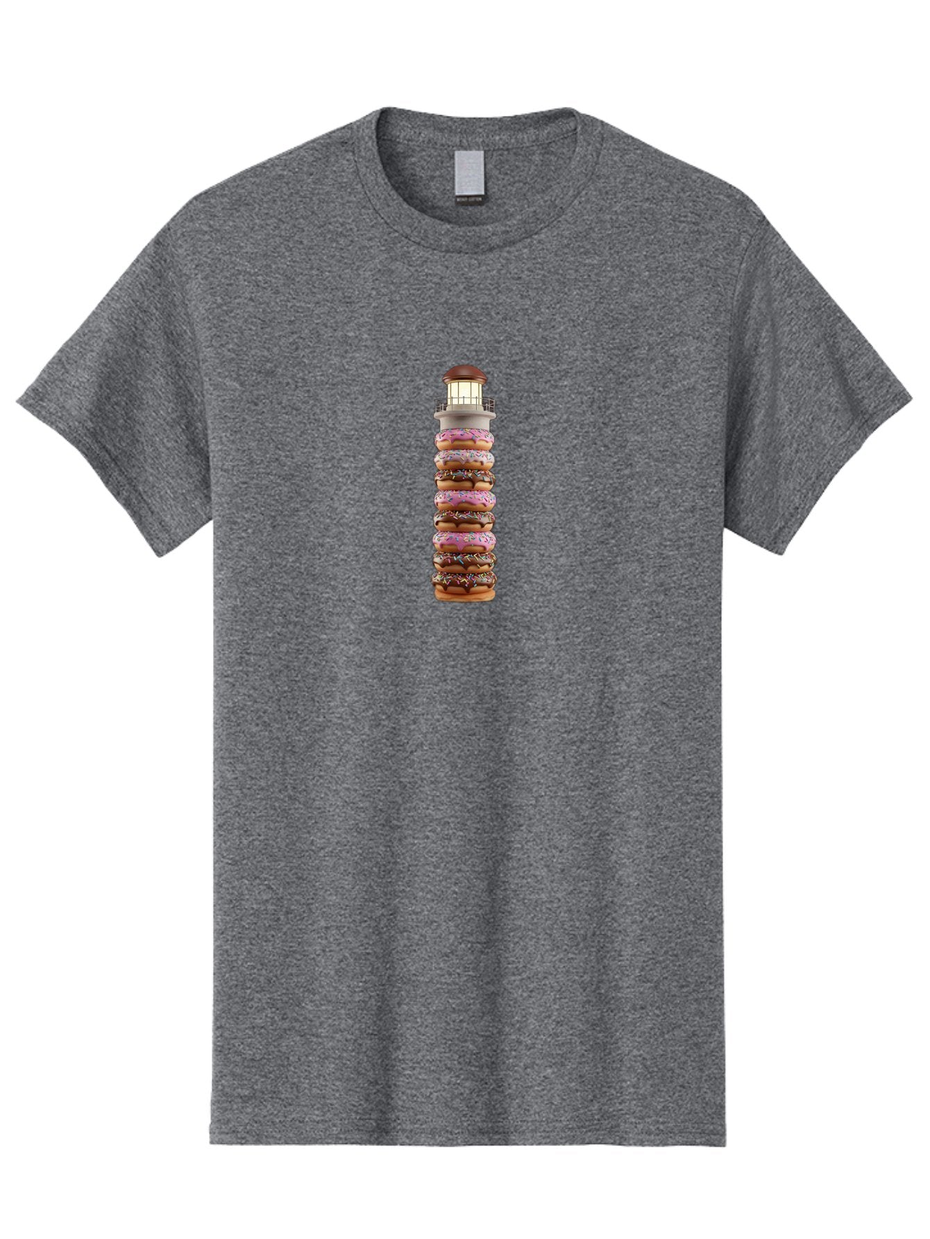 Lighthouse-Donuts Men'S Graphic Tee, 100% Cotton, Comfortable Casual Summer Wear, Machine Washable, Vintage Camera, Old Camera, Antique Camera, Black Camera, Classic Photography, Photography Equipment, Nostalgic Device, Film Camera, Camera Art Bag717 15