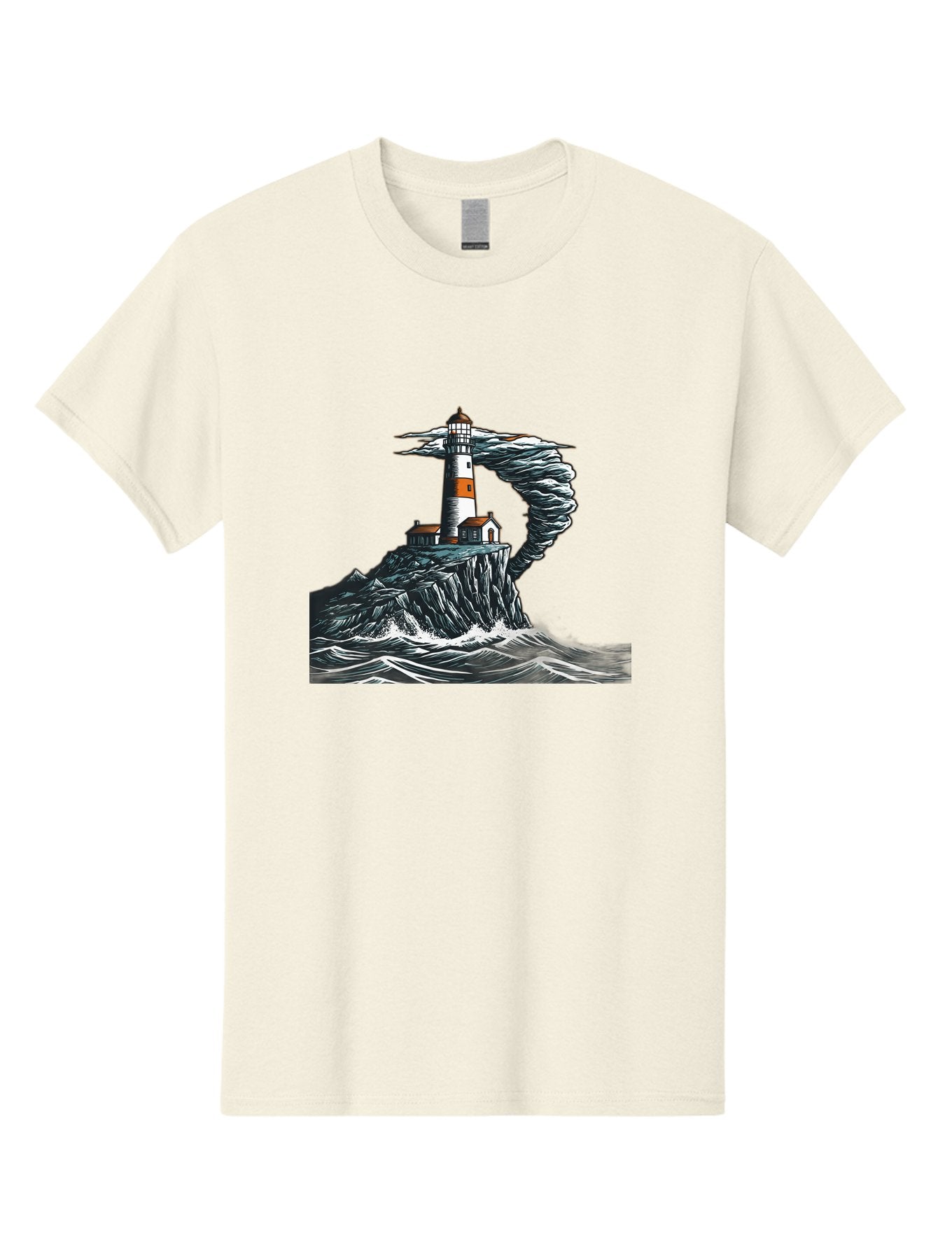 Lighthouse-In-Storm Men'S Graphic Tee, 100% Cotton, Comfortable Casual Summer Wear, Machine Washable, Vintage Camera, Old Camera, Antique Camera, Black Camera, Classic Photography, Photography Equipment, Nostalgic Device, Film Camera, Bag722 6