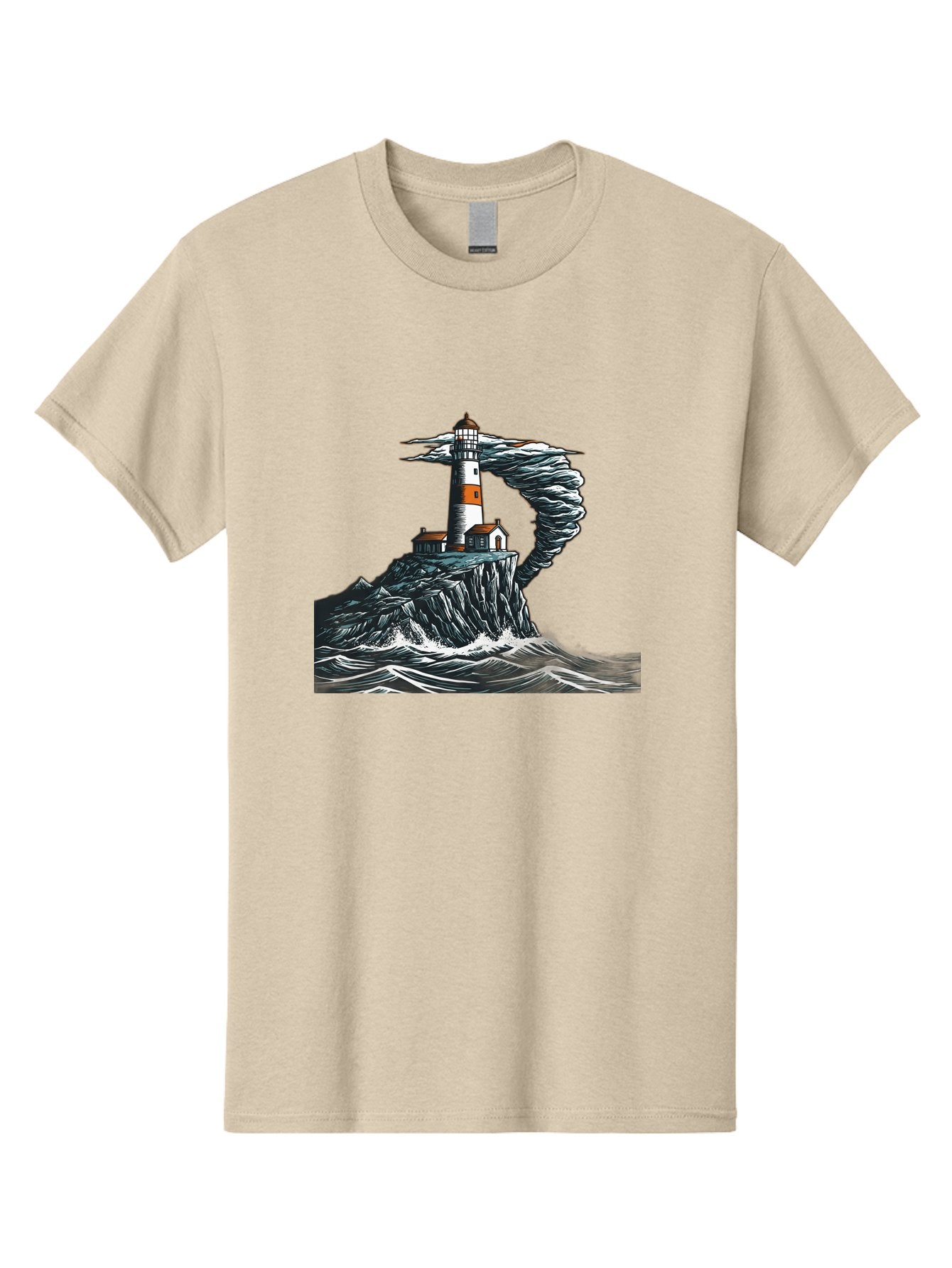 Lighthouse-In-Storm Men'S Graphic Tee, 100% Cotton, Comfortable Casual Summer Wear, Machine Washable, Vintage Camera, Old Camera, Antique Camera, Black Camera, Classic Photography, Photography Equipment, Nostalgic Device, Film Camera, Bag722 10