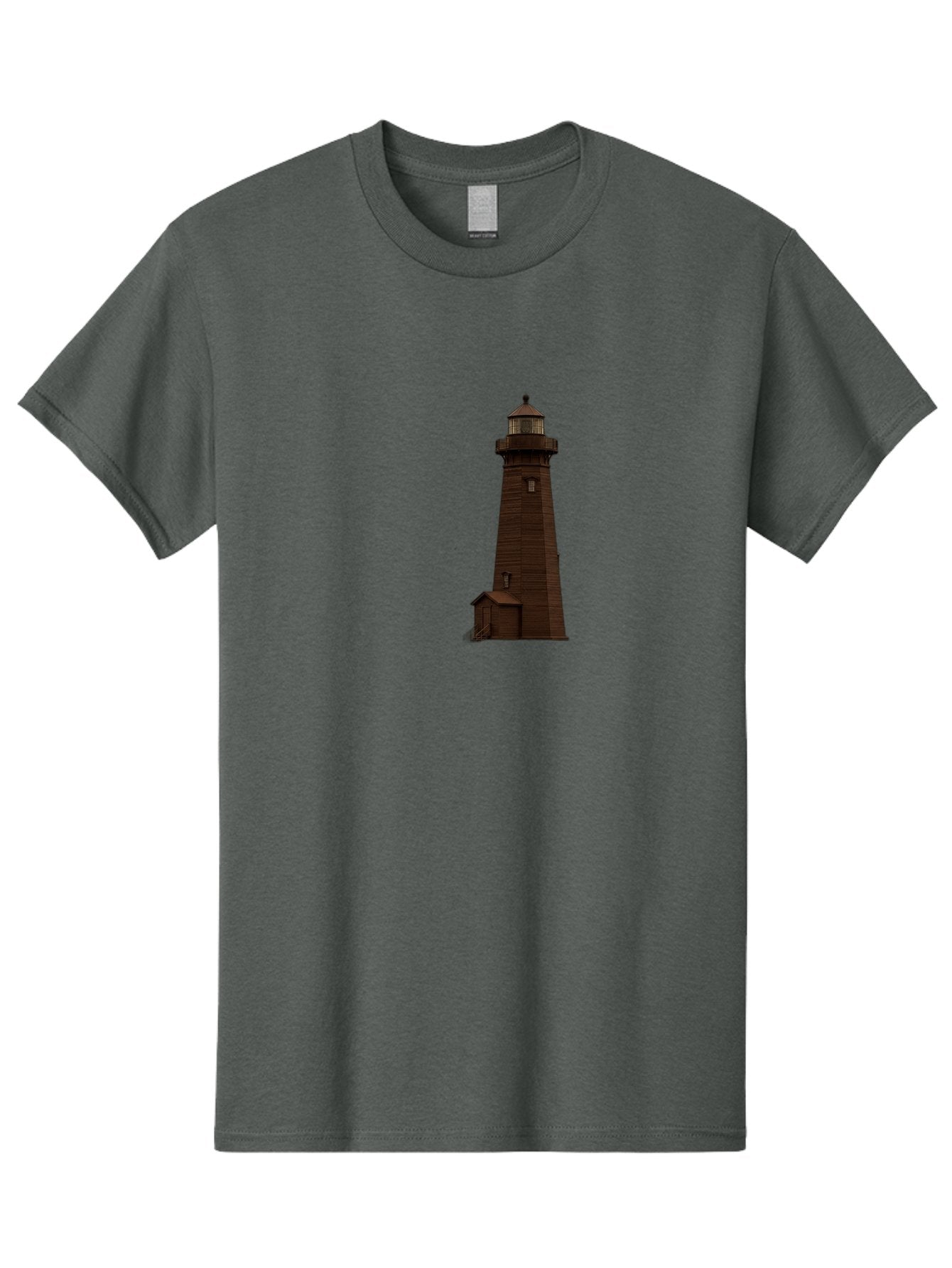 Lighthouse Men'S Graphic Tee, 100% Cotton, Comfortable Casual Summer Wear, Machine Washable, Vintage Camera, Old Camera, Antique Camera, Black Camera, Classic Photography, Photography Equipment, Nostalgic Device, Film Camera, Camera Art Bag727 12