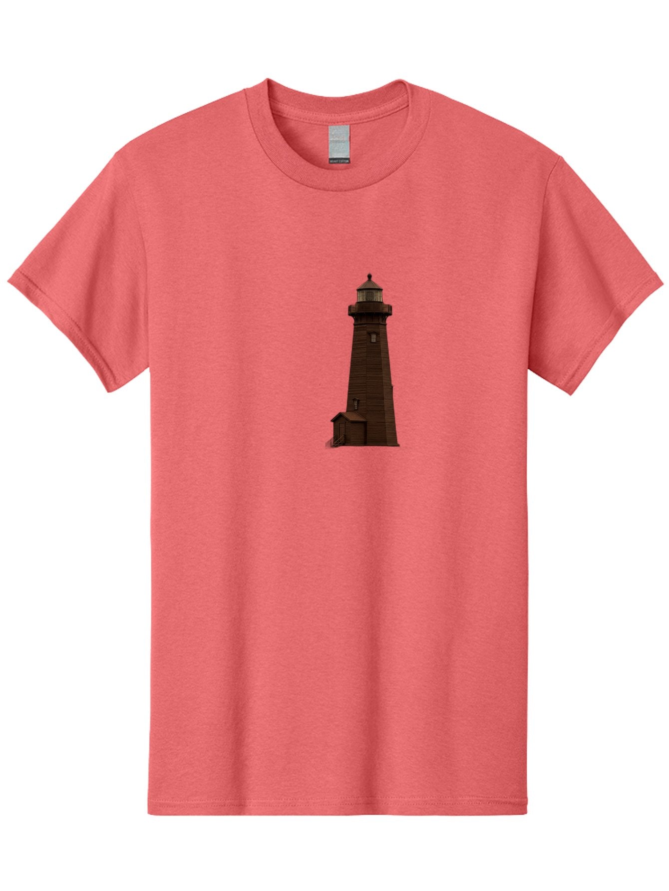 Lighthouse Men'S Graphic Tee, 100% Cotton, Comfortable Casual Summer Wear, Machine Washable, Vintage Camera, Old Camera, Antique Camera, Black Camera, Classic Photography, Photography Equipment, Nostalgic Device, Film Camera, Camera Art Bag727