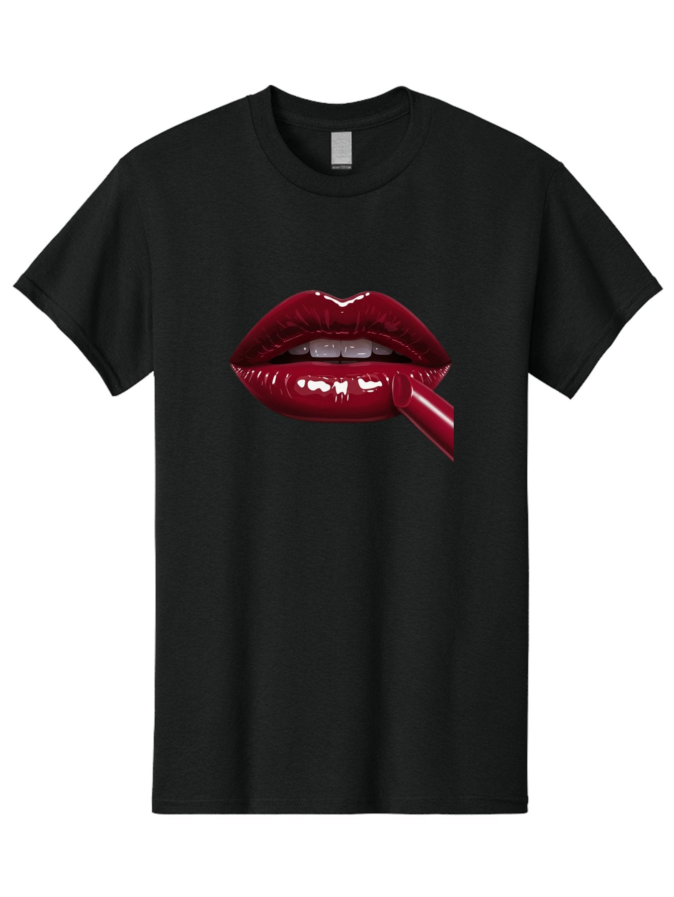 Lipstick Men'S Graphic Tee, 100% Cotton, Comfortable Casual Summer Wear, Machine Washable, Vintage Camera, Old Camera, Antique Camera, Black Camera, Classic Photography, Photography Equipment, Nostalgic Device, Film Camera, Camera Art Bag728 9