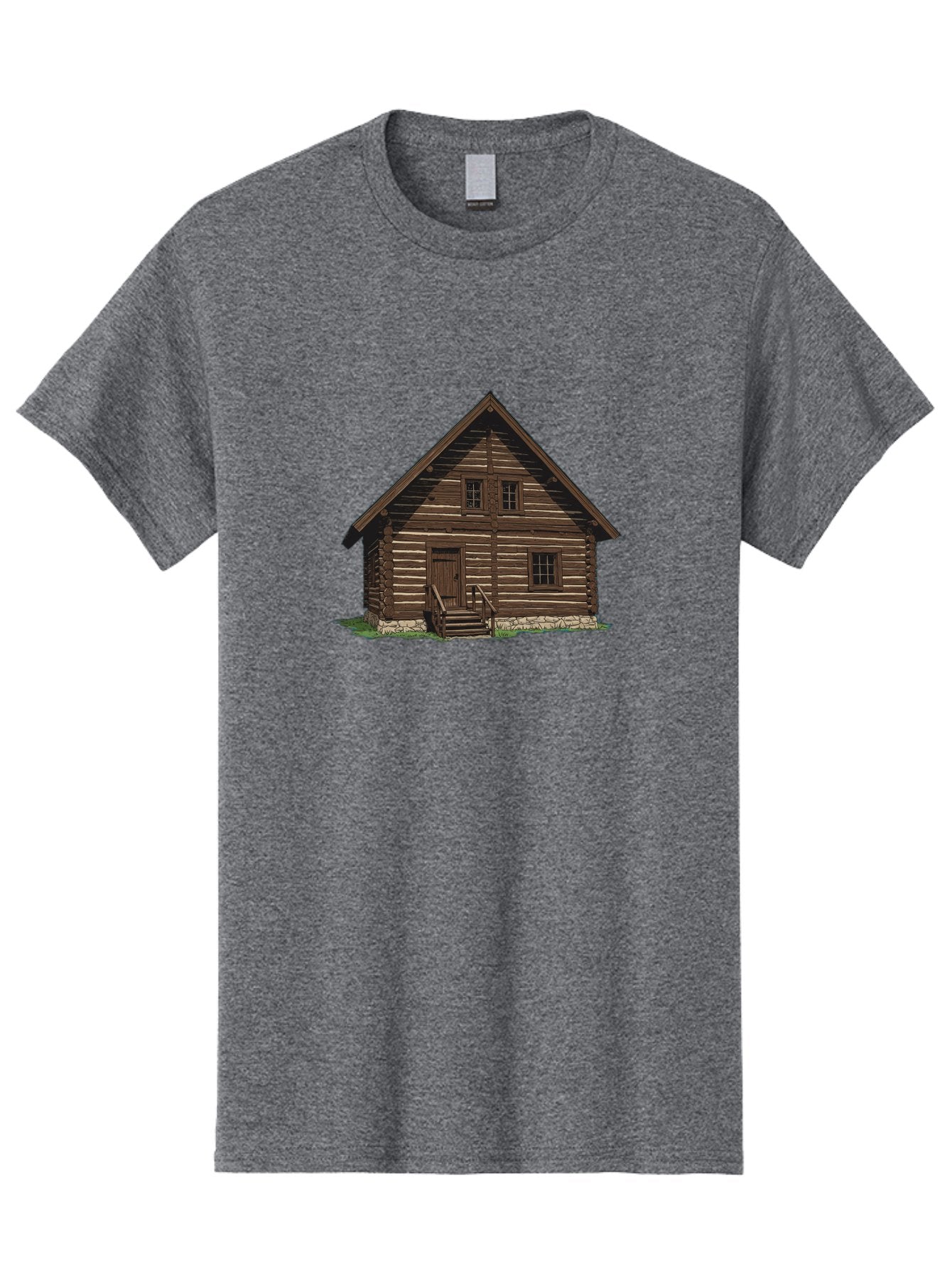Log-Cabin Men'S Graphic Tee, 100% Cotton, Comfortable Casual Summer Wear, Machine Washable, Vintage Camera, Old Camera, Antique Camera, Black Camera, Classic Photography, Photography Equipment, Nostalgic Device, Film Camera, Camera Art Bag730 7