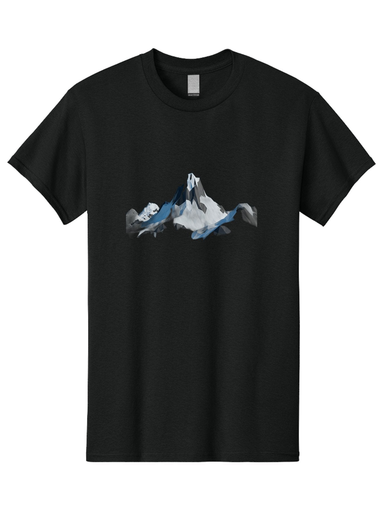Low-Poly-Mountain-Landscape Men'S Graphic Tee, 100% Cotton, Comfortable Casual Summer Wear, Machine Washable, Vintage Camera, Old Camera, Antique Camera, Black Camera, Classic Photography, Photography Equipment, Nostalgic Device, Film Camera, Bag733 13