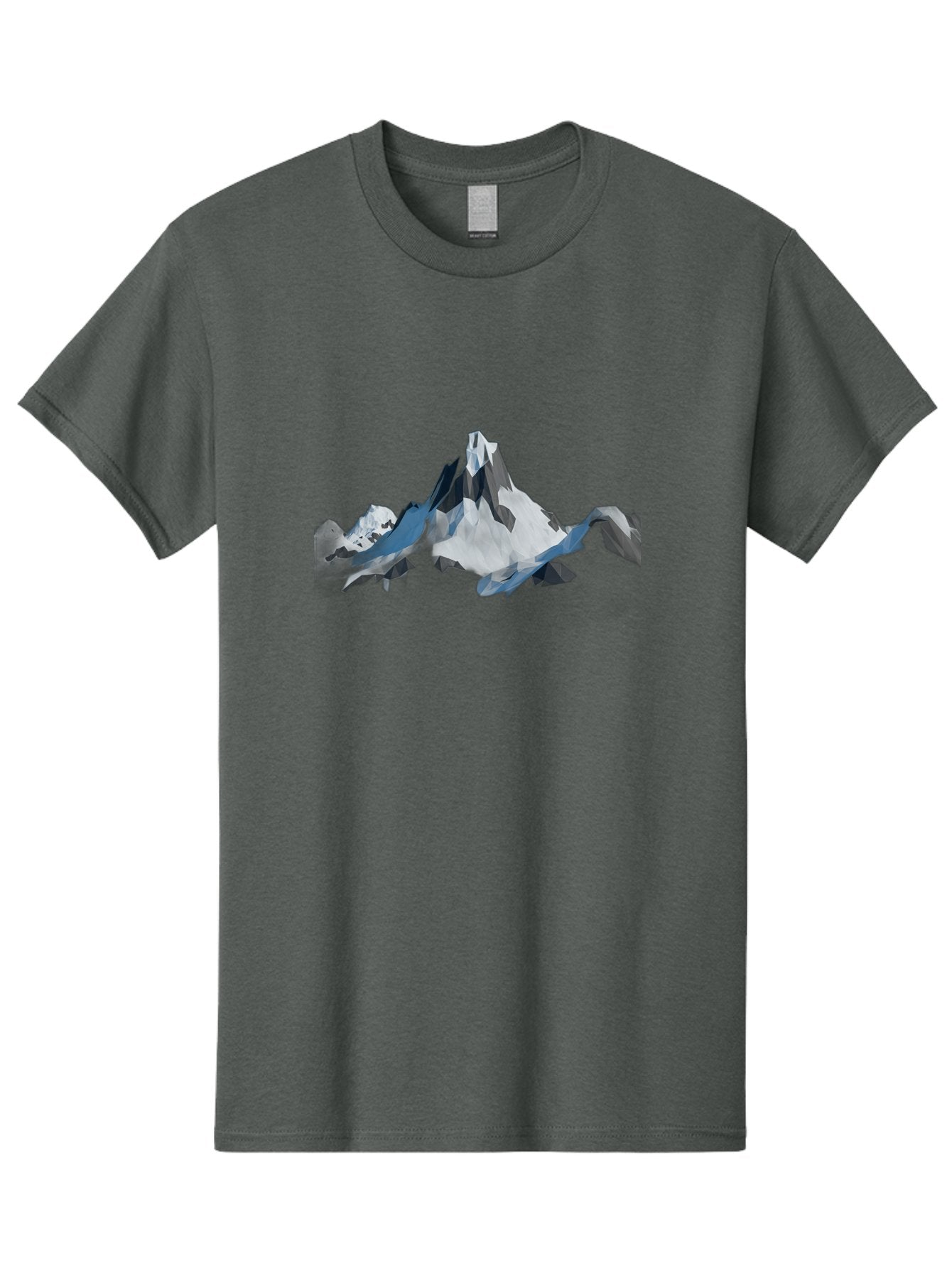 Low-Poly-Mountain-Landscape Men'S Graphic Tee, 100% Cotton, Comfortable Casual Summer Wear, Machine Washable, Vintage Camera, Old Camera, Antique Camera, Black Camera, Classic Photography, Photography Equipment, Nostalgic Device, Film Camera, Bag733 3