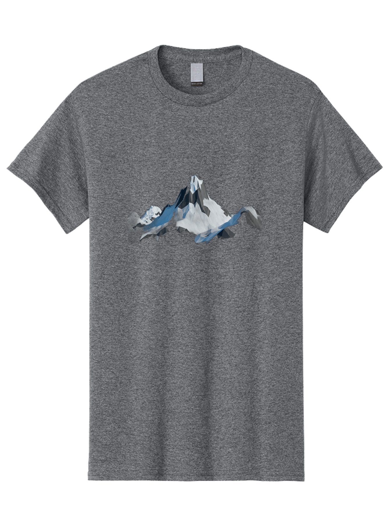 Low-Poly-Mountain-Landscape Men'S Graphic Tee, 100% Cotton, Comfortable Casual Summer Wear, Machine Washable, Vintage Camera, Old Camera, Antique Camera, Black Camera, Classic Photography, Photography Equipment, Nostalgic Device, Film Camera, Bag733 5