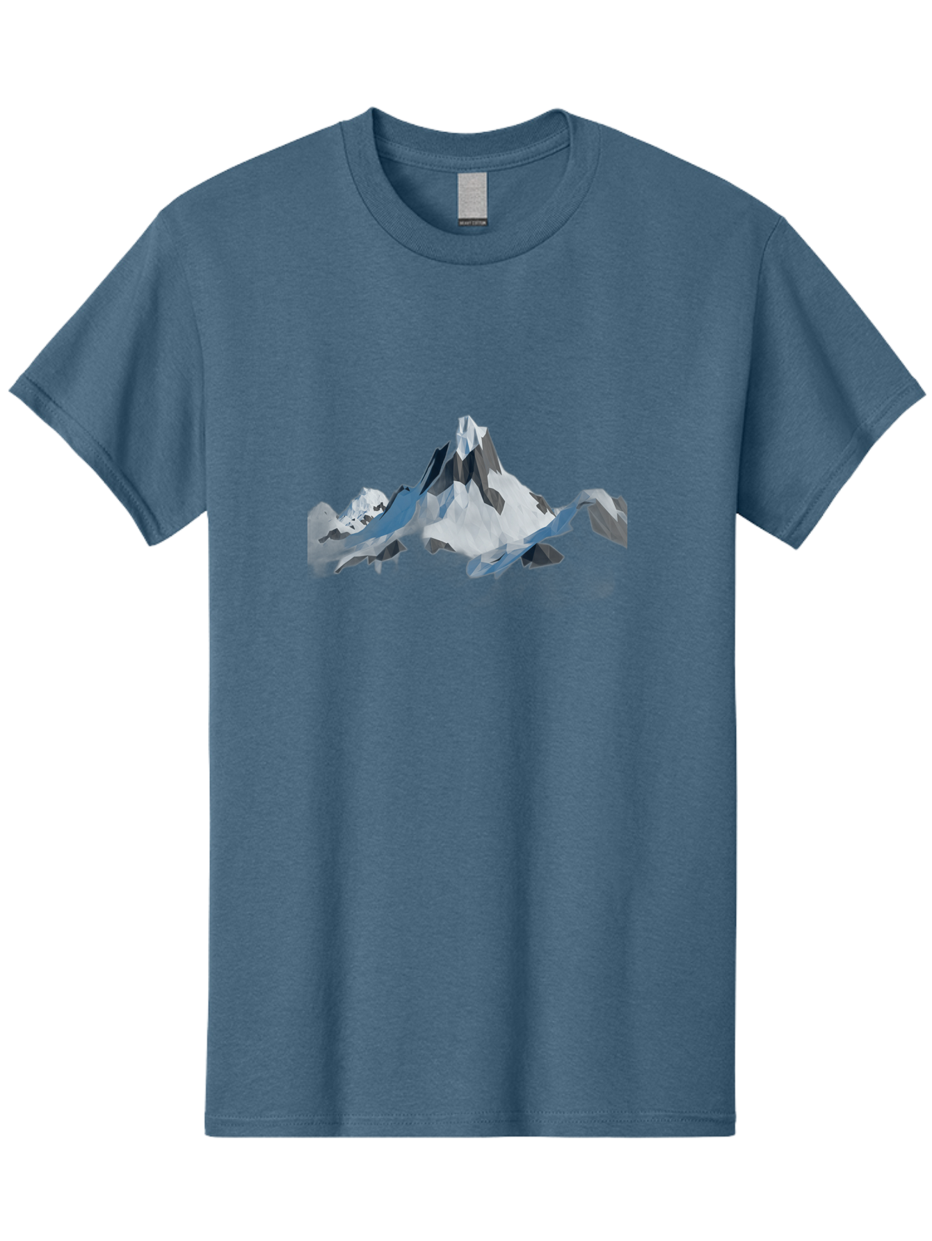 Low-Poly-Mountain-Landscape Men'S Graphic Tee, 100% Cotton, Comfortable Casual Summer Wear, Machine Washable, Vintage Camera, Old Camera, Antique Camera, Black Camera, Classic Photography, Photography Equipment, Nostalgic Device, Film Camera, Bag733
