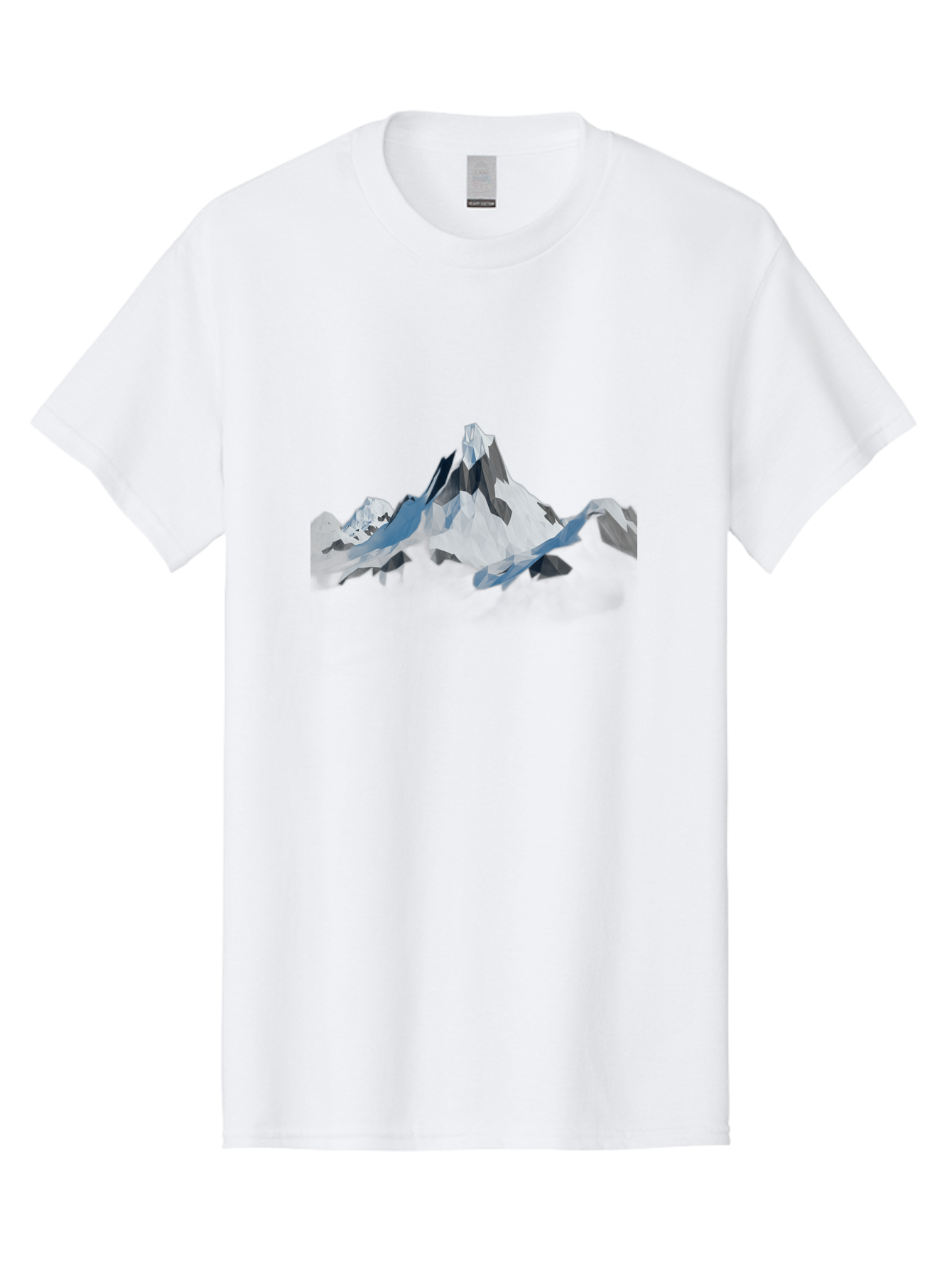 Low-Poly-Mountain-Landscape Men'S Graphic Tee, 100% Cotton, Comfortable Casual Summer Wear, Machine Washable, Vintage Camera, Old Camera, Antique Camera, Black Camera, Classic Photography, Photography Equipment, Nostalgic Device, Film Camera, Bag733
