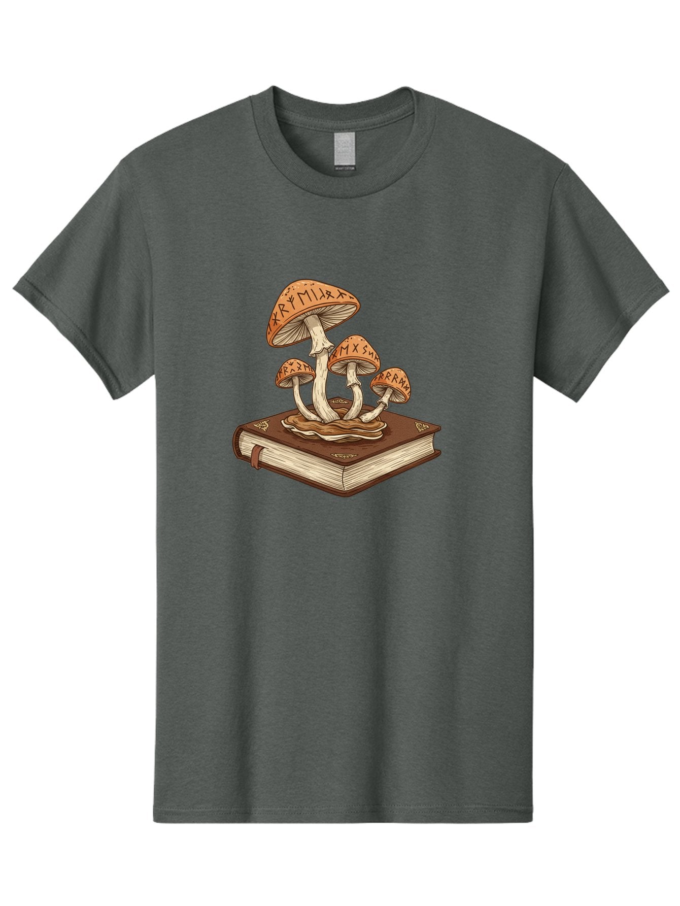 Magic-Mushrooms-On-Book Men'S Graphic Tee, 100% Cotton, Comfortable Casual Summer Wear, Machine Washable, Vintage Camera, Old Camera, Antique Camera, Black Camera, Classic Photography, Photography Equipment, Nostalgic Device, Film Camera, Bag741 4