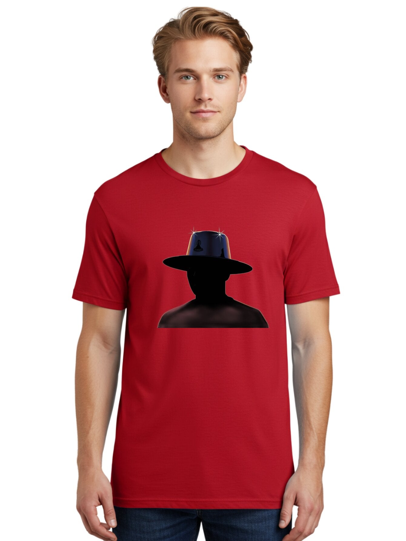 Man-In-Hat Men'S Graphic Tee, 100% Cotton, Comfortable Casual Summer Wear, Machine Washable, Vintage Camera, Old Camera, Antique Camera, Black Camera, Classic Photography, Photography Equipment, Nostalgic Device, Film Camera, Camera Art Bag744 20