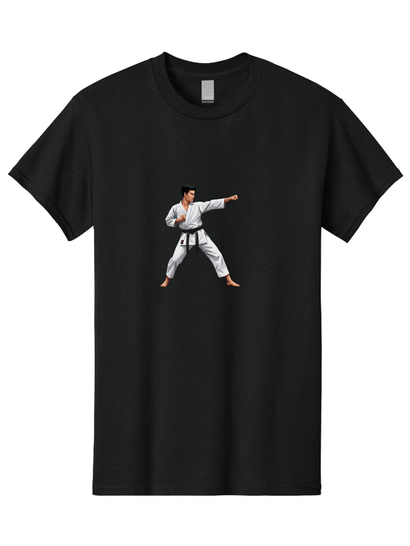 Man-In-Karate-Pose Men'S Graphic Tee, 100% Cotton, Comfortable Casual Summer Wear, Machine Washable, Vintage Camera, Old Camera, Antique Camera, Black Camera, Classic Photography, Photography Equipment, Nostalgic Device, Film Camera, Bag745