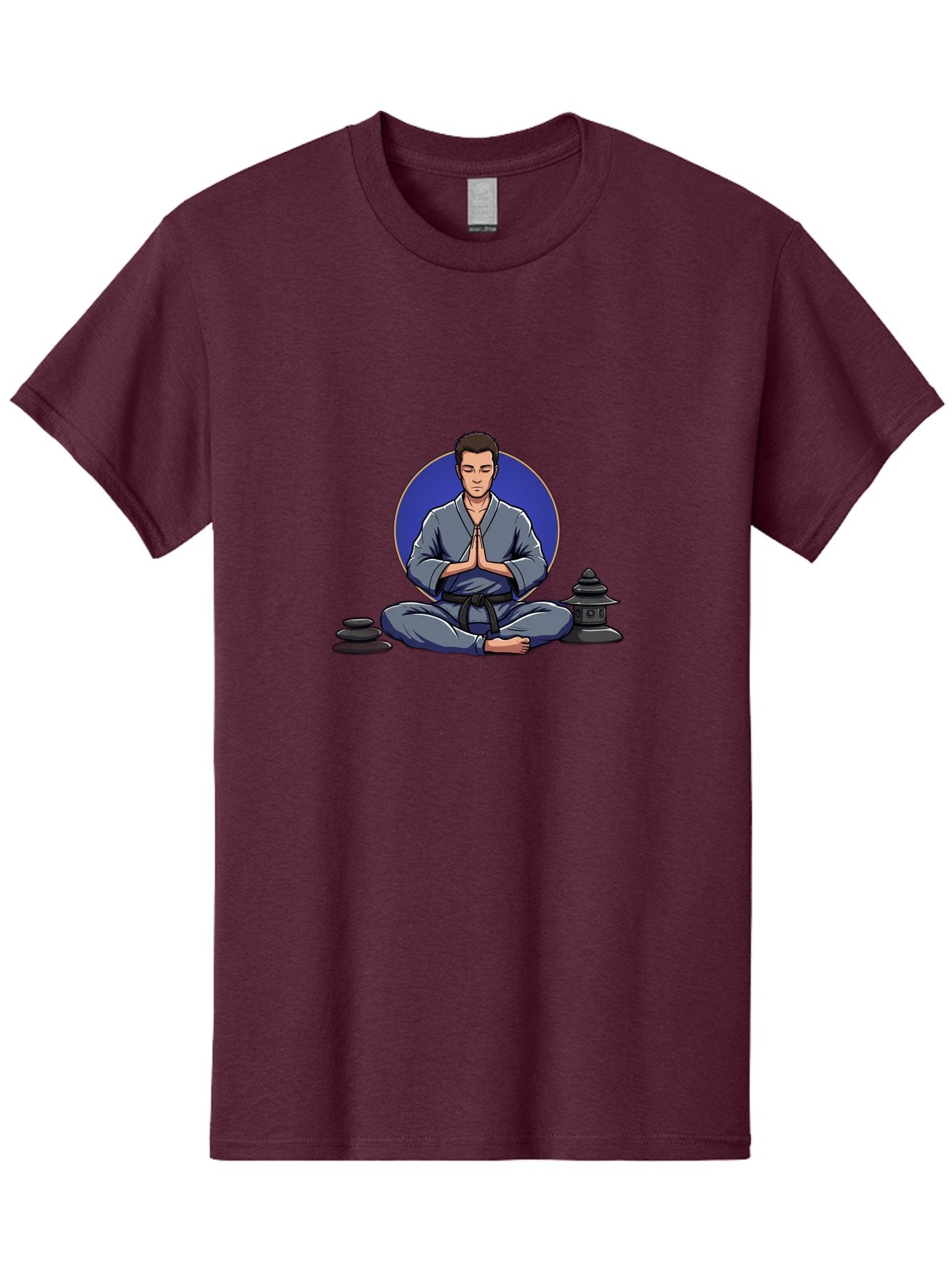 Man-Meditating Men'S Graphic Tee, 100% Cotton, Comfortable Casual Summer Wear, Machine Washable, Vintage Camera, Old Camera, Antique Camera, Black Camera, Classic Photography, Photography Equipment, Nostalgic Device, Film Camera, Camera Art Bag747 7
