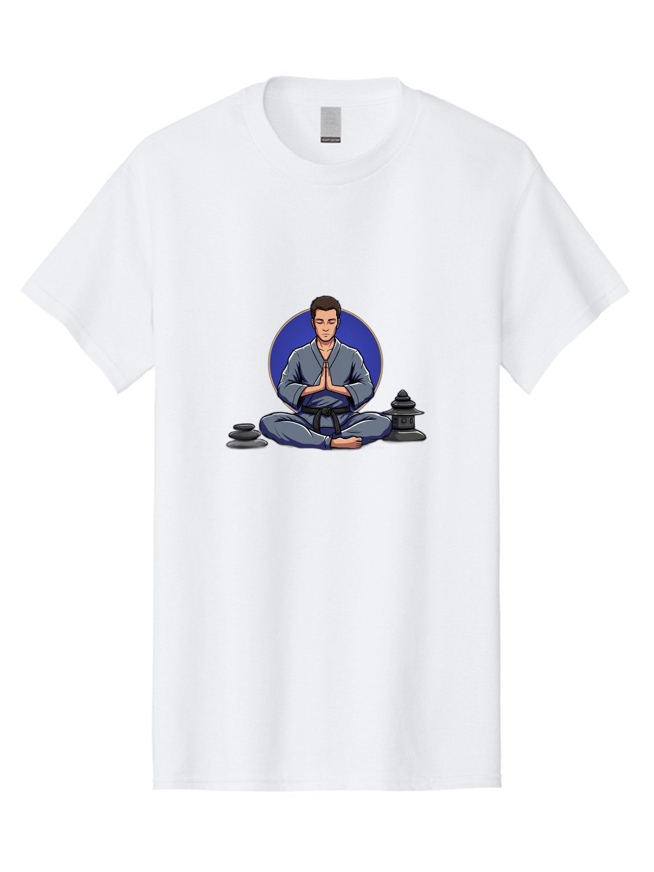 Man-Meditating Men'S Graphic Tee, 100% Cotton, Comfortable Casual Summer Wear, Machine Washable, Vintage Camera, Old Camera, Antique Camera, Black Camera, Classic Photography, Photography Equipment, Nostalgic Device, Film Camera, Camera Art Bag747