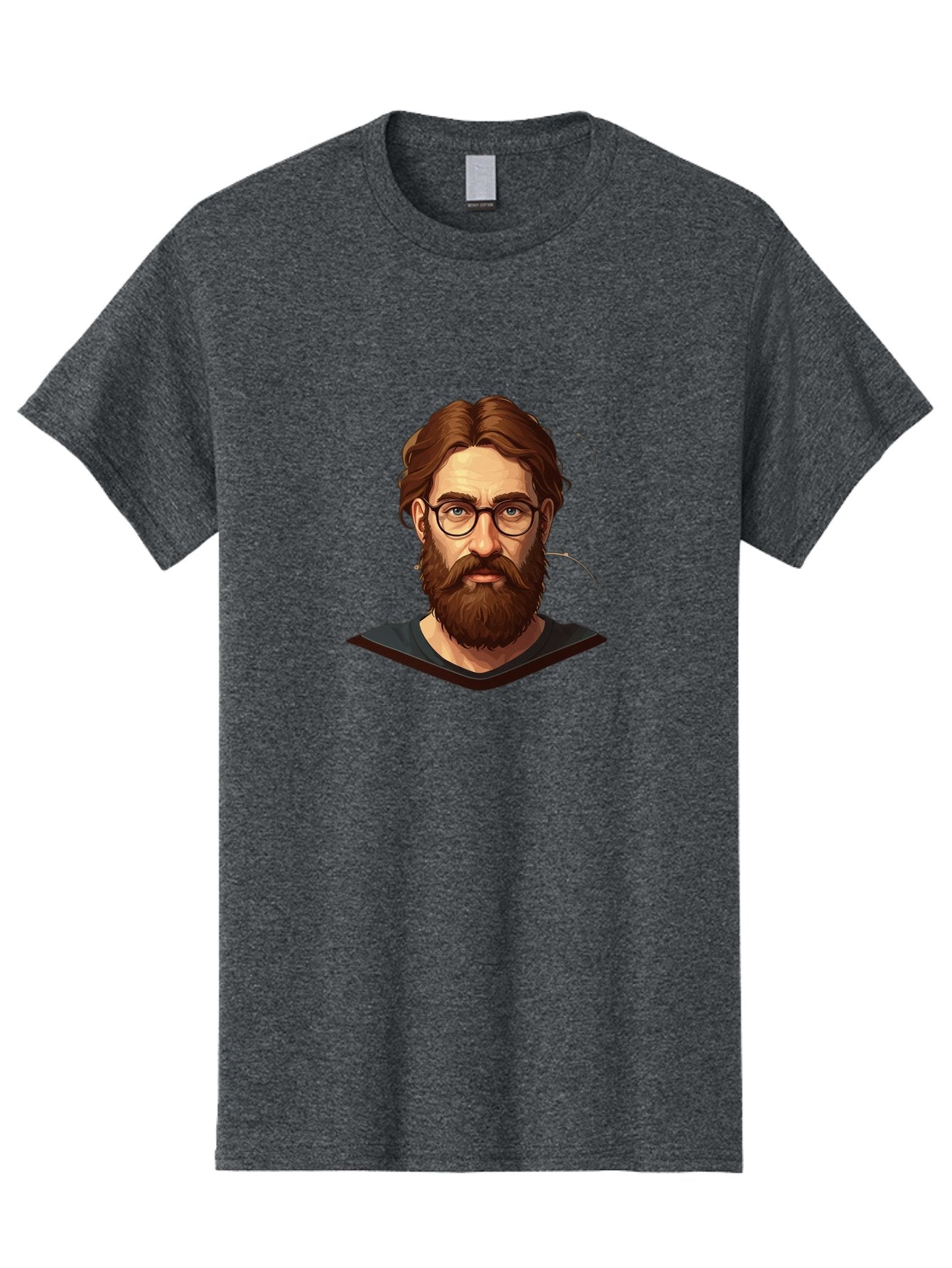 Man-With-Beard-And-Glasses Men'S Graphic Tee, 100% Cotton, Comfortable Casual Summer Wear, Machine Washable, Vintage Camera, Old Camera, Antique Camera, Black Camera, Classic Photography, Photography Equipment, Nostalgic Device, Film Camera, Bag749 15